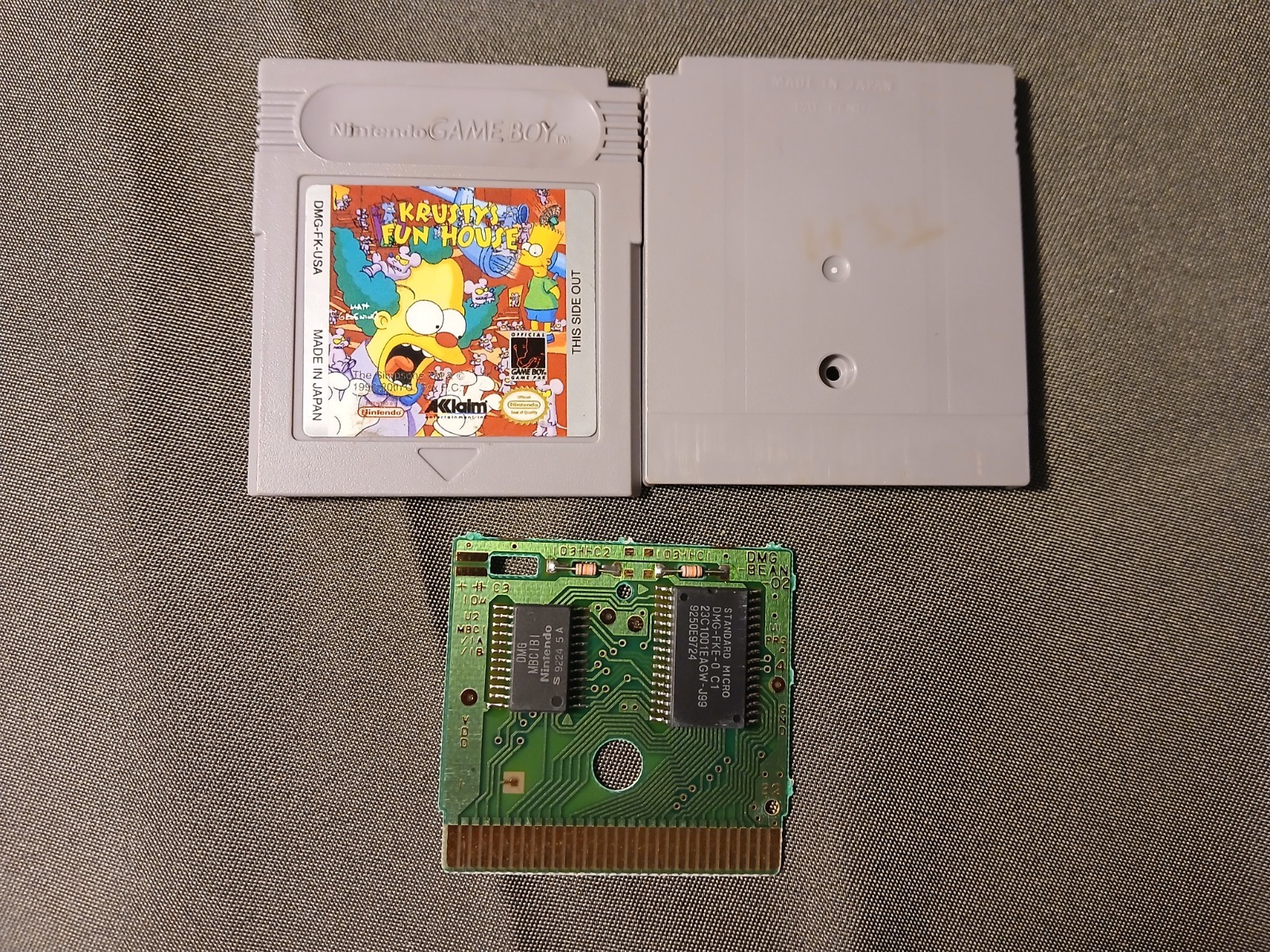 The Simpsons Krusty’s Fun House Game Boy GB Authentic Tested w/ Manual Case