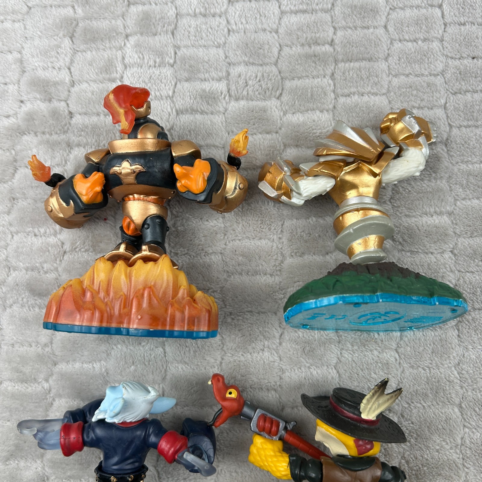 Skylanders Swap Force Lot Of 6 Blast Zone Grilla Drilla Night Shift Rattle Snake