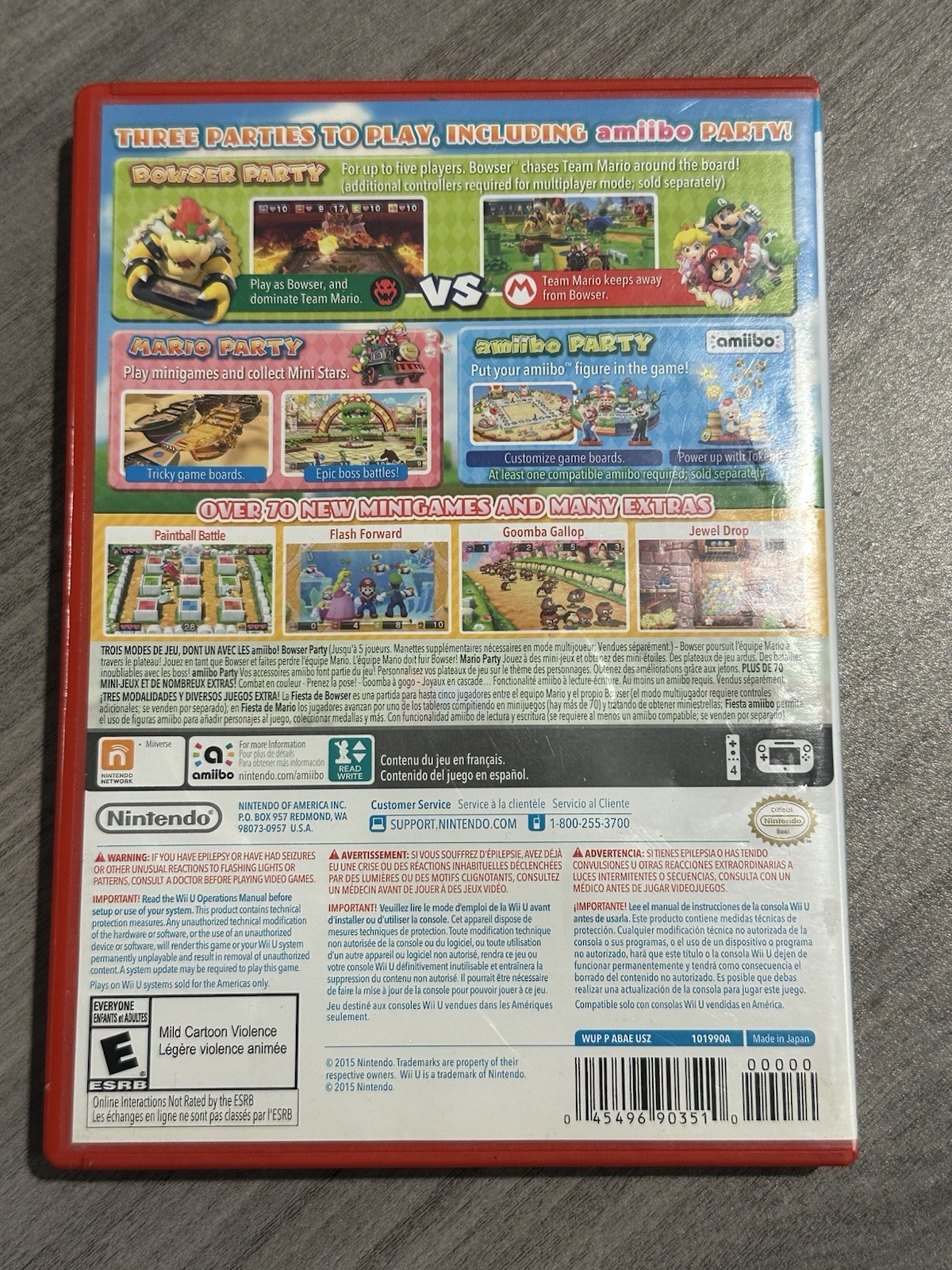 Mario Party 10 (Nintendo Wii U, 2015)