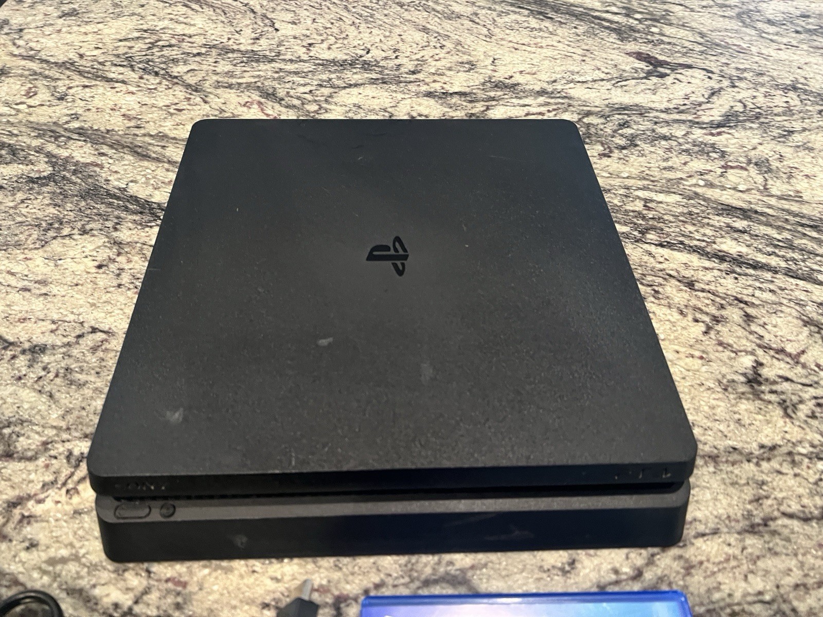 Sony PlayStation 4 Slim 500 GB PS4 Console Controller & Cords Tested Working