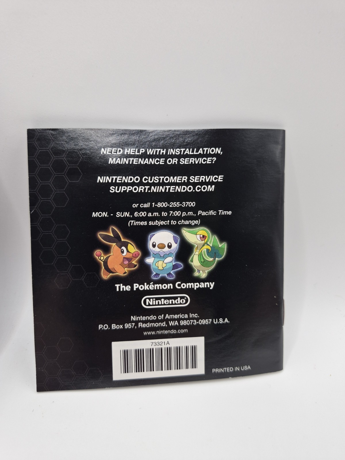 Pokemon: Black Version Authentic (Nintendo DS 2011) CIB Tested Authentic Insert