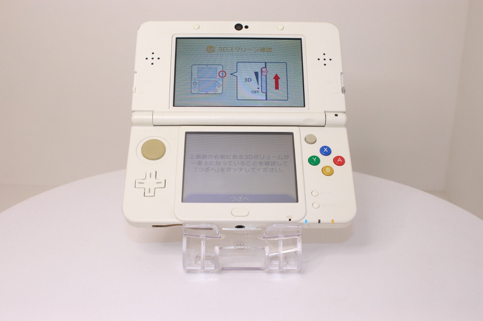 JP Game New Nintendo 3DS White [Rank : B]Region-locked