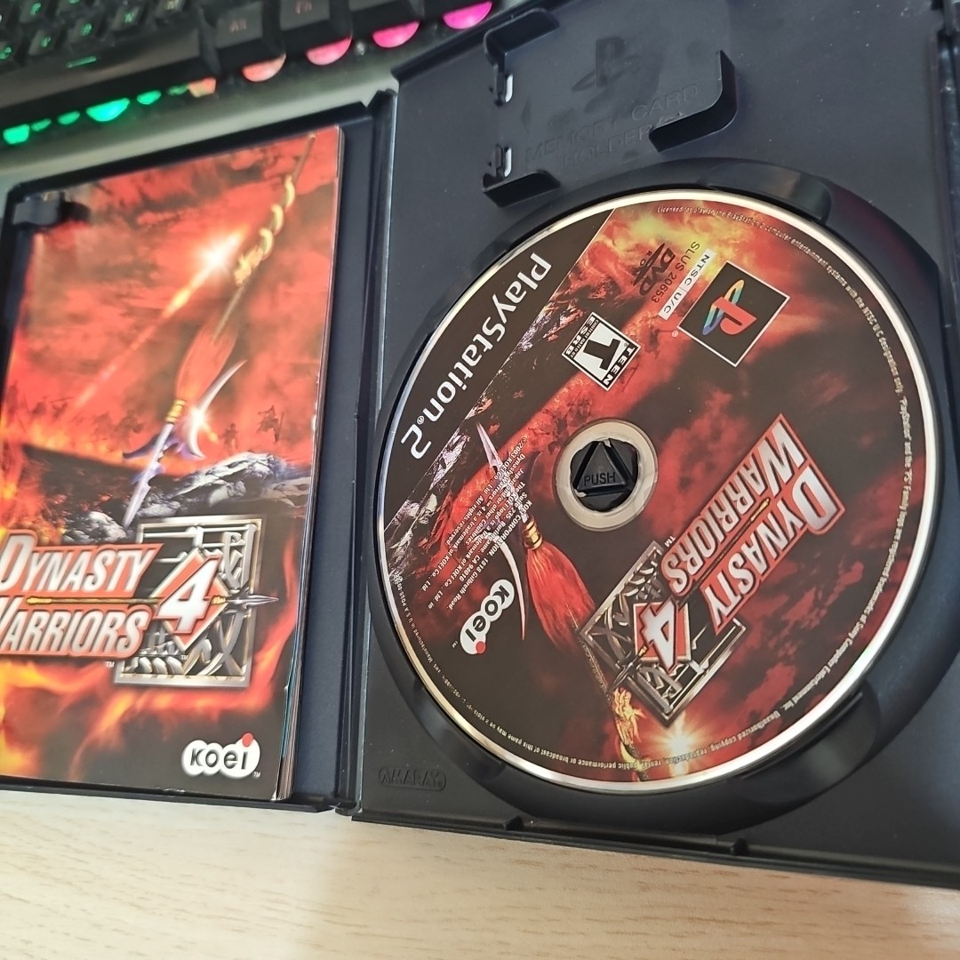 Dynasty Warriors 4 PlayStation 2 PS2 CIB W/ Registration, Working Well