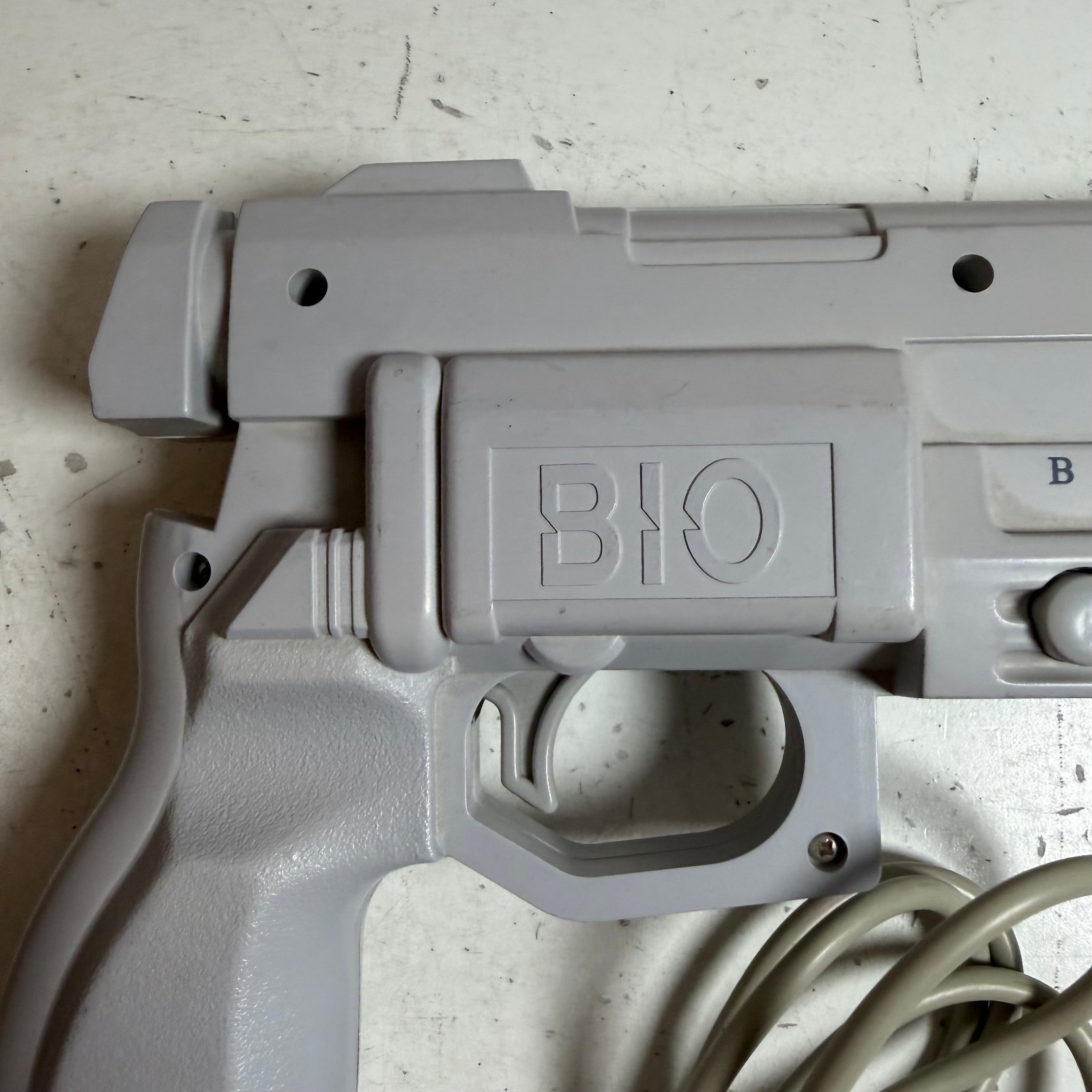 Dreamcast SRC Bio Gun Gray Wired Ergonomic Rare PC Light Gun Controller
