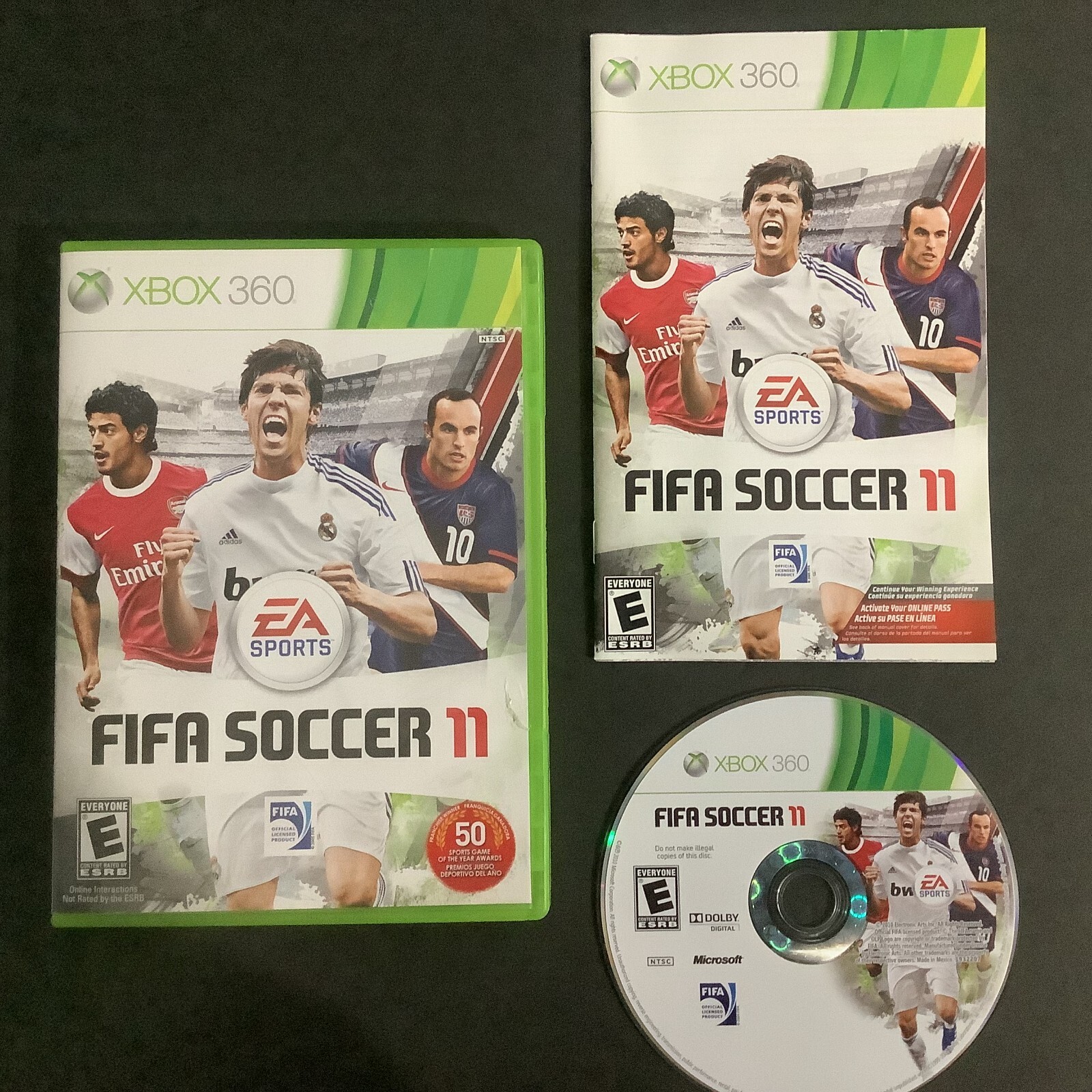 FIFA Soccer 11 Microsoft Xbox 360 Complete w/ Manual