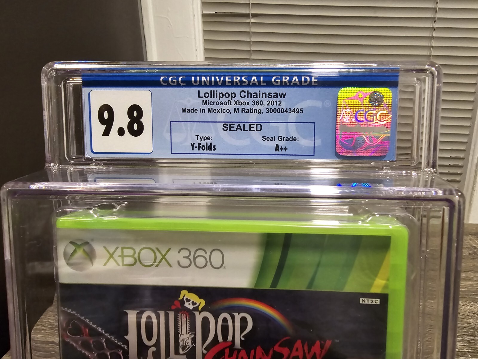 Lollipop Chainsaw – Microsoft Xbox 360 – CGC Graded 9.8 A++ – Type – Y-Folds