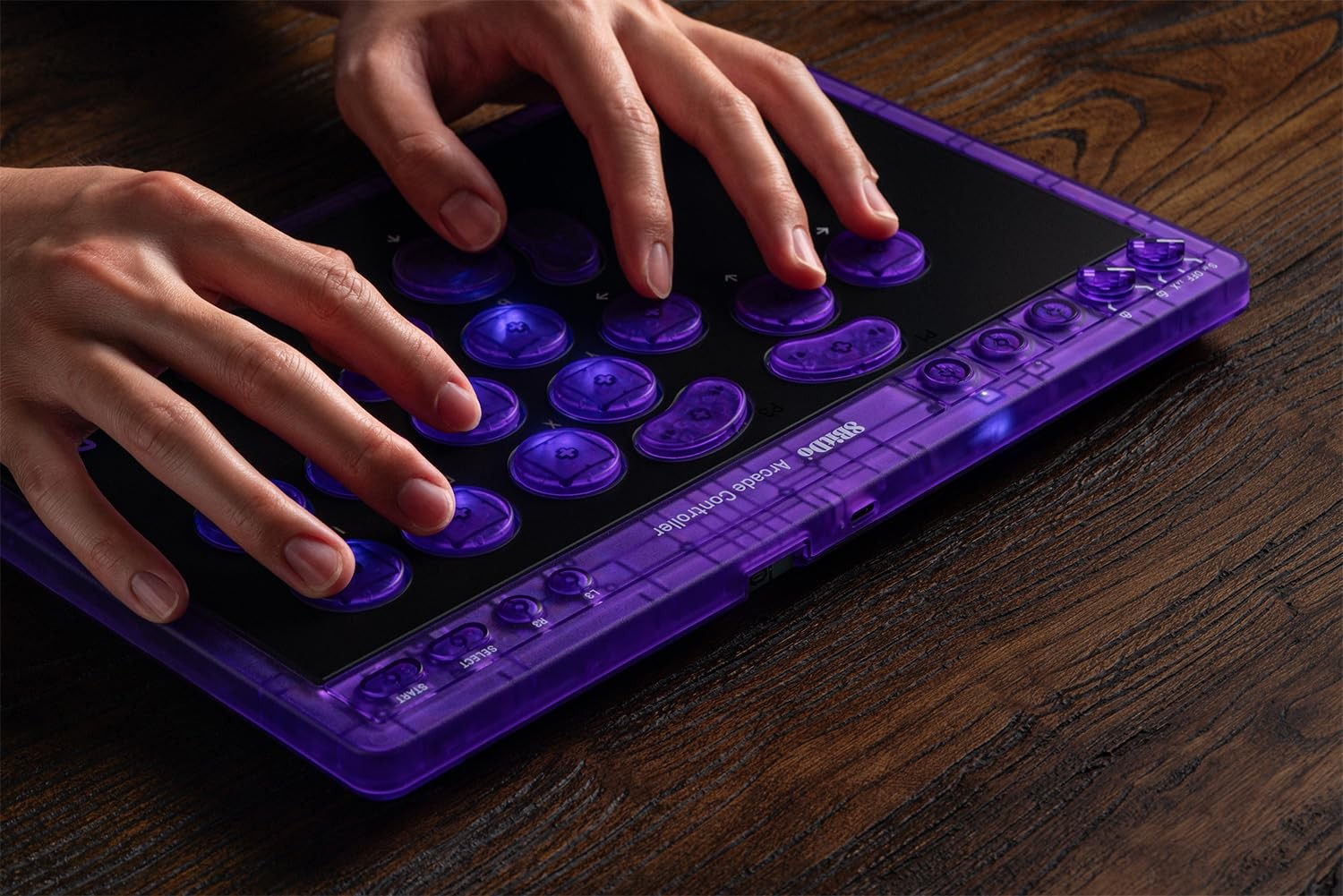 8BitDo All-Button Arcade Controller for Switch & Windows – Signature Edition