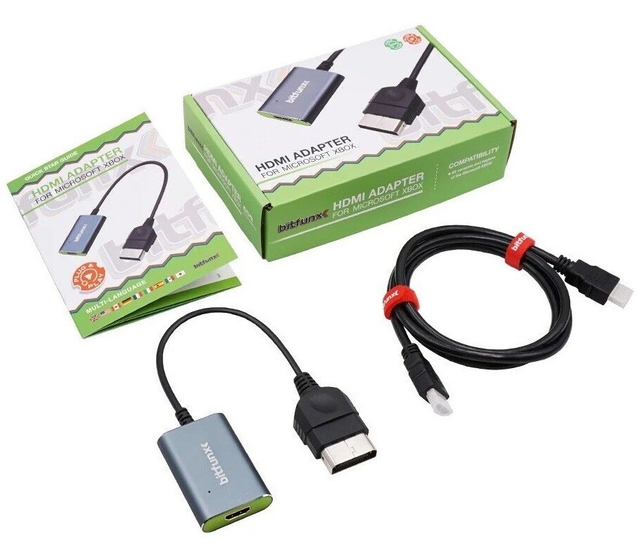 Bitfunx HDMI Converter For XBOX OG Console HD 480p 720p 1080i (USA)