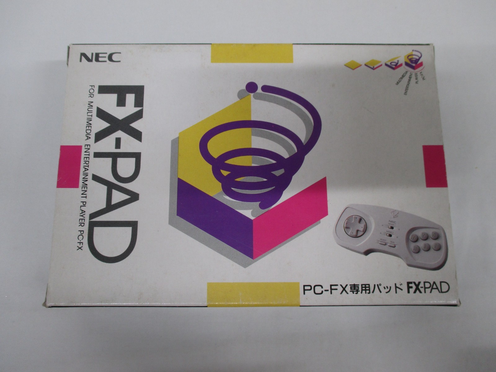 NEC PC-FX — FX-PAD — Boxed. Open box, Unused. JAPAN. GAME. 14731