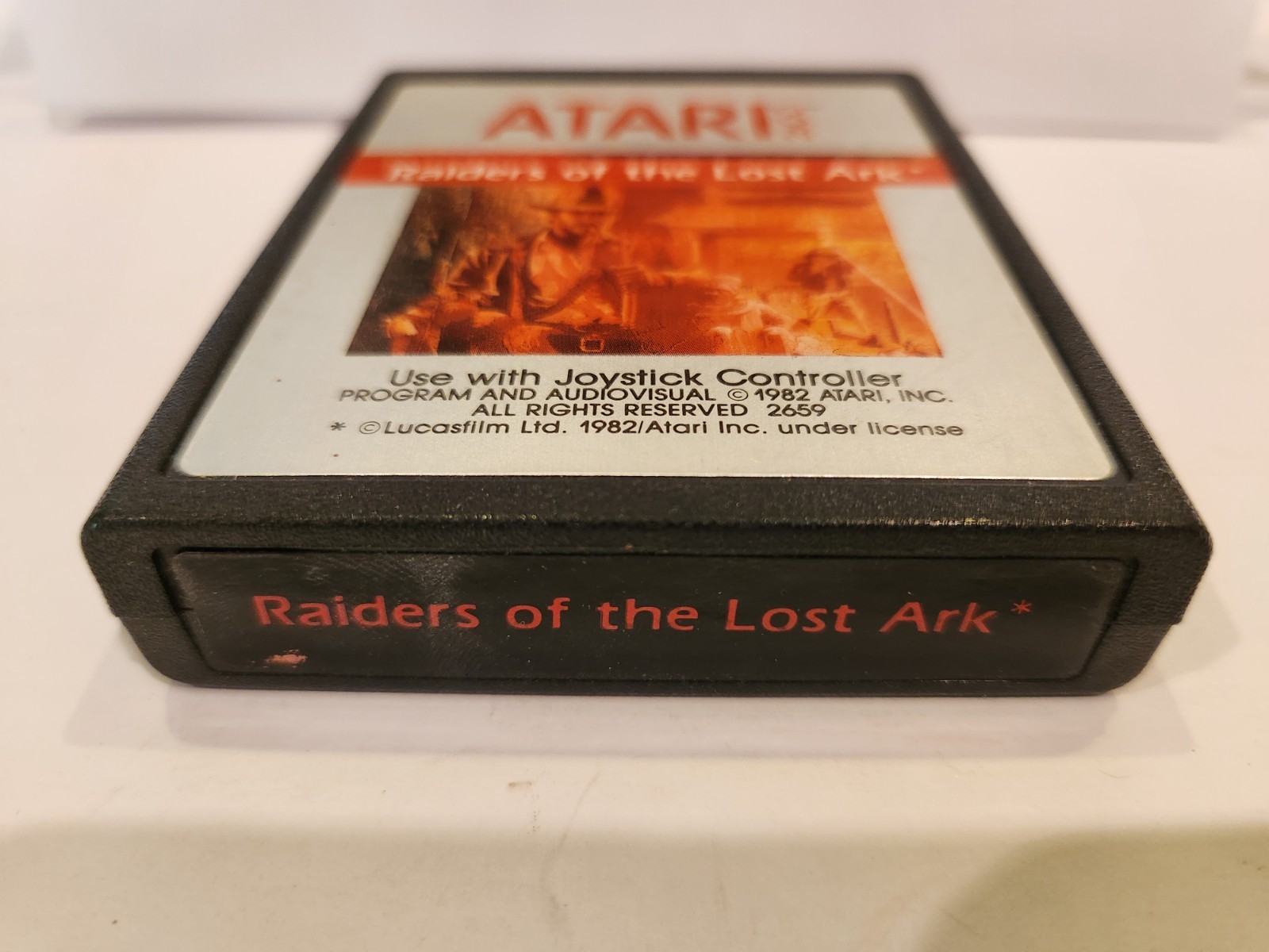 Atari 2600 Raiders of the Lost Ark (1982) Cartridge with Manual – Tested