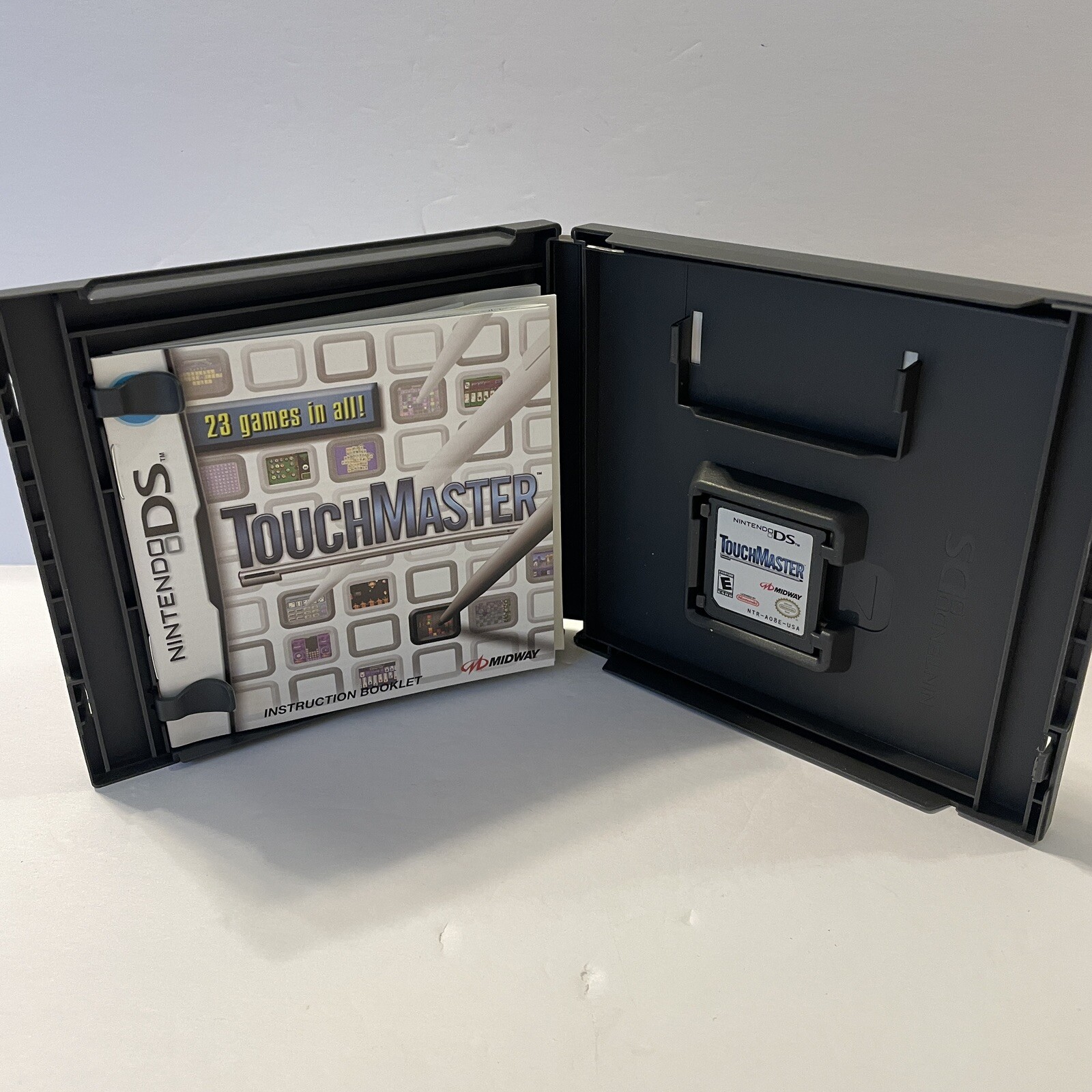 TouchMaster 23 Games (Nintendo DS, 2007) Complete W Manual CIB – Fast Free Ship