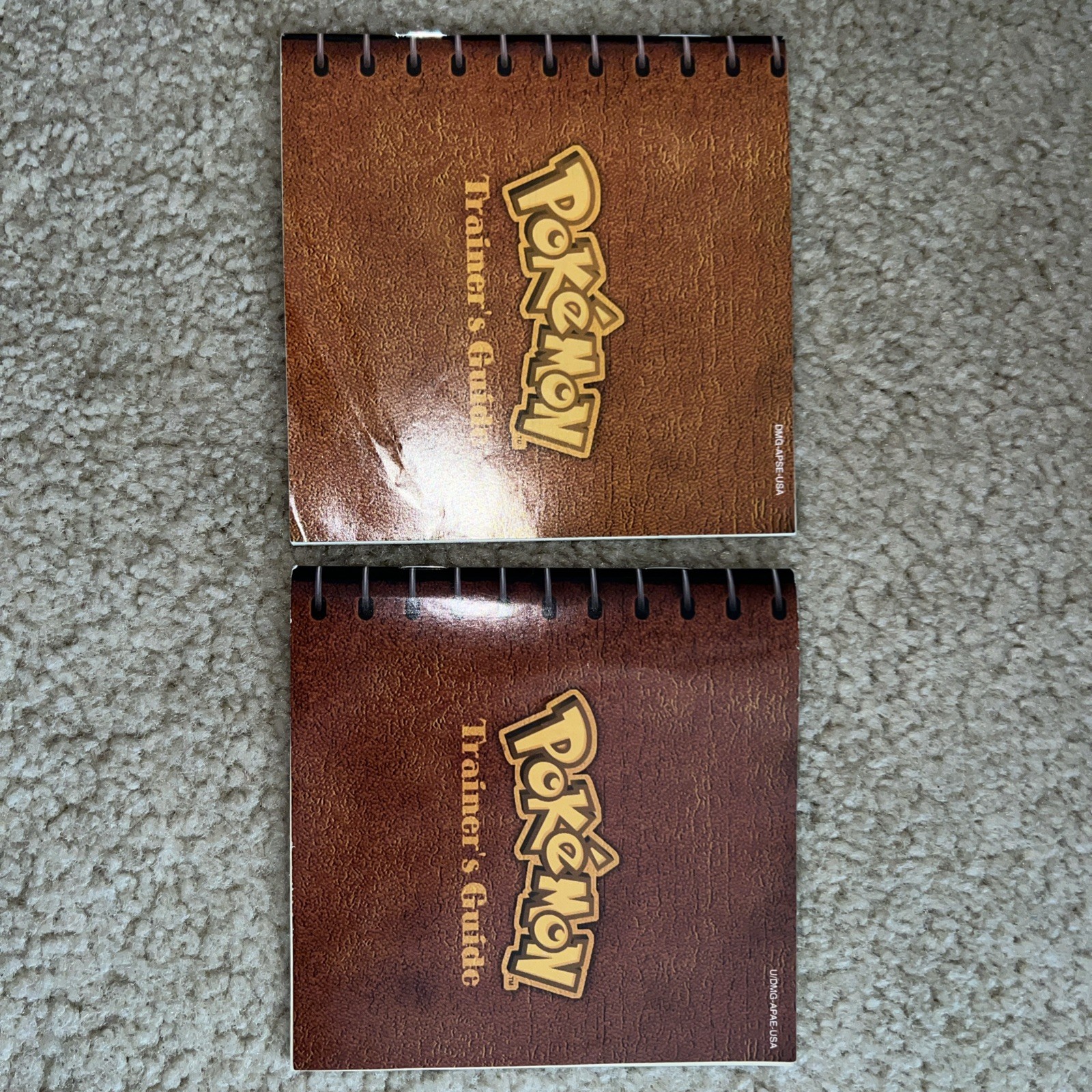 Pokemon Red Blue Yellow Cartridges Nintendo Gameboy With Two Trainer’s Guides