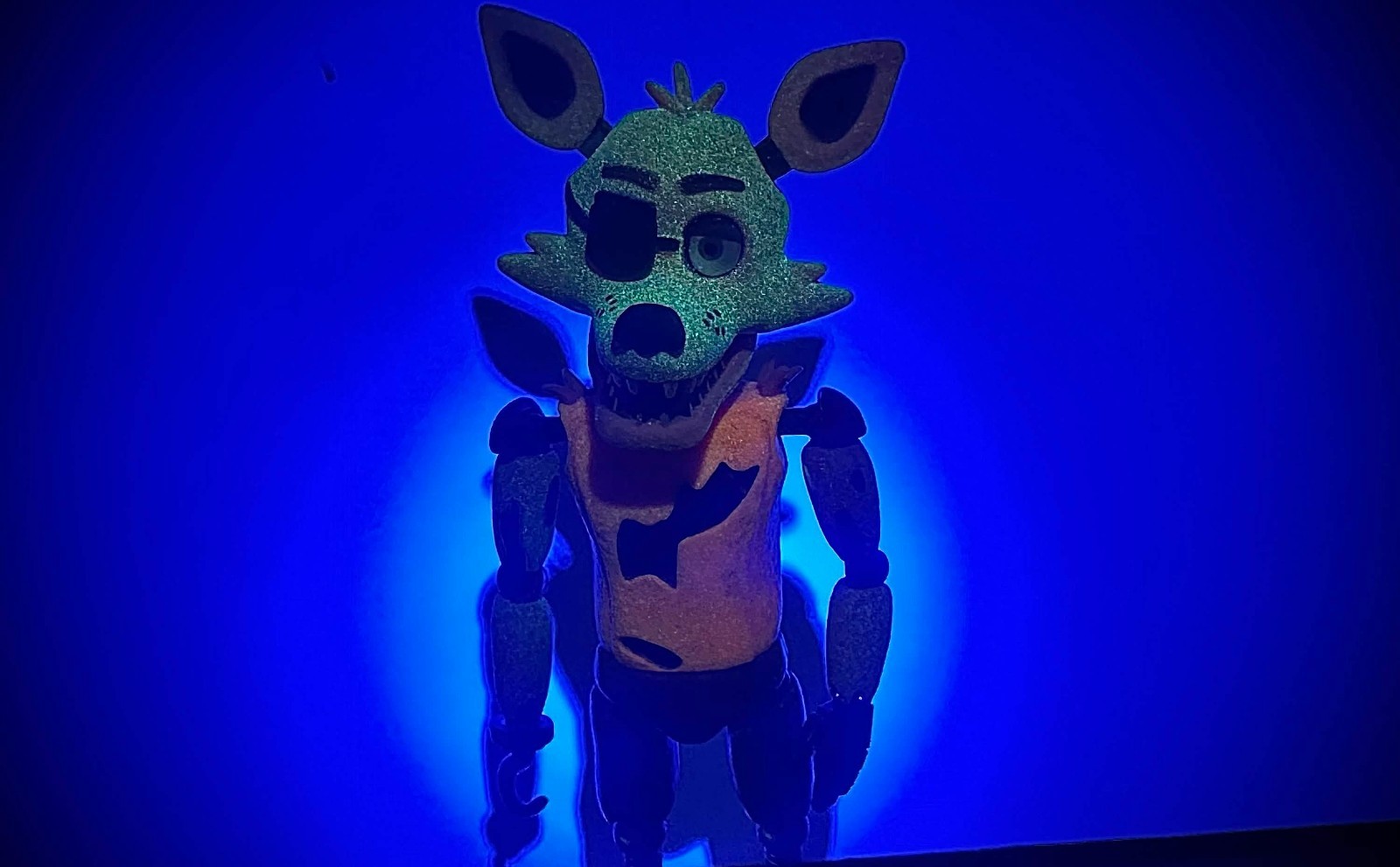 Funko FNaF, 2017 – Glow in the dark Foxy action figure. [Hot topic exclusive]