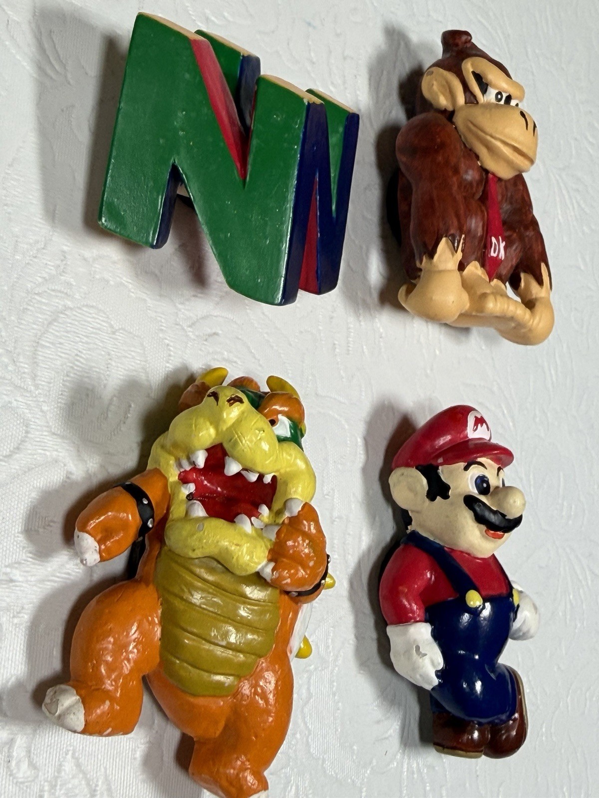 VTG 1997 Official Nintendo 64 3D Magnets Complete Set Mario N64 DK Bowser “READ”