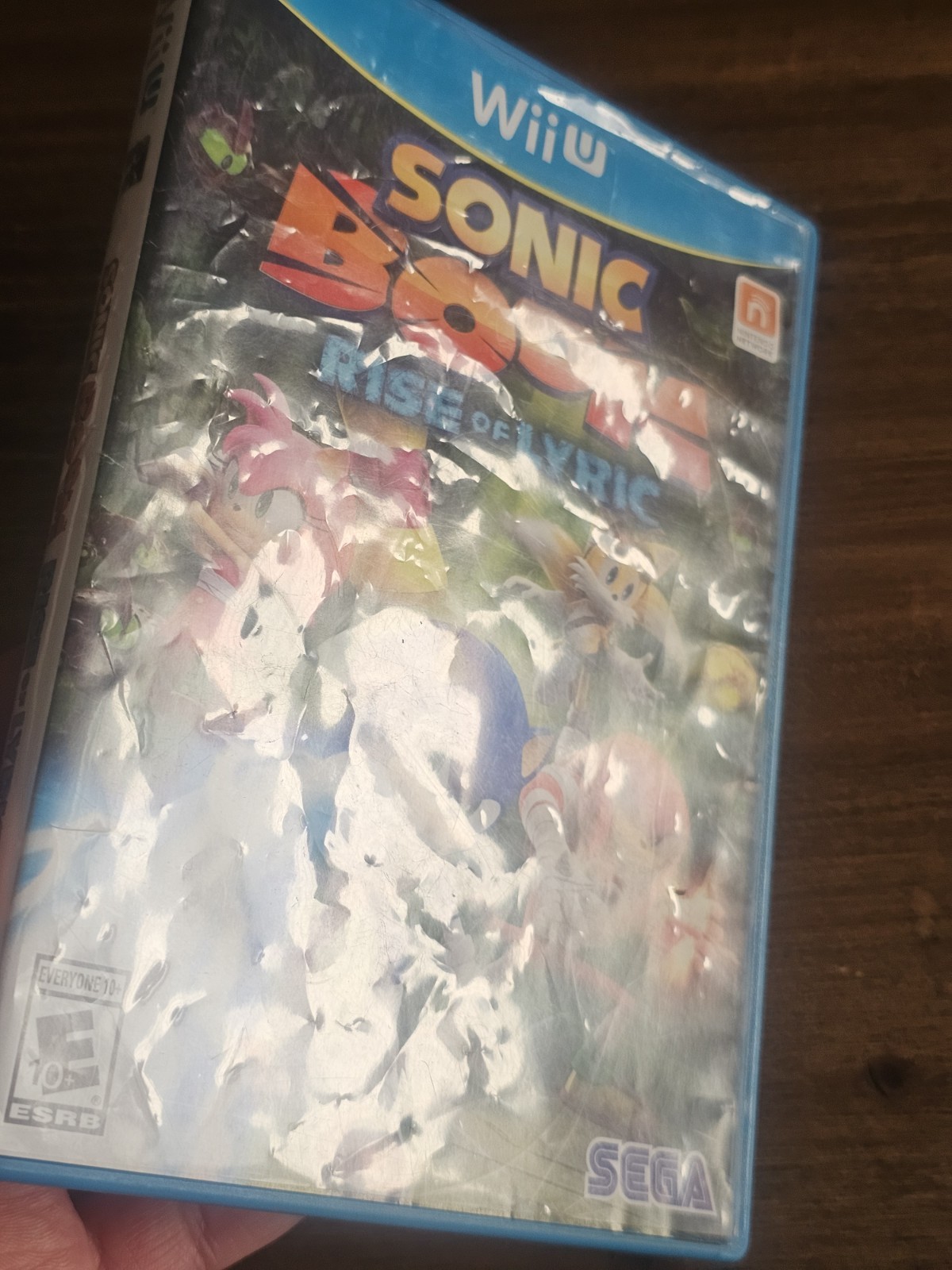 Sonic Boom: Rise of Lyric (Nintendo Wii U, 2014) Tested DAMAGED BOX CIB USED