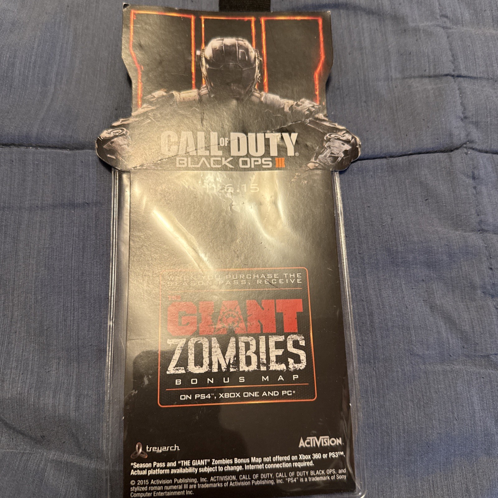 Call Of Duty Black Ops 3 – Promotional Exclusive Gamestop Employee Lanyard