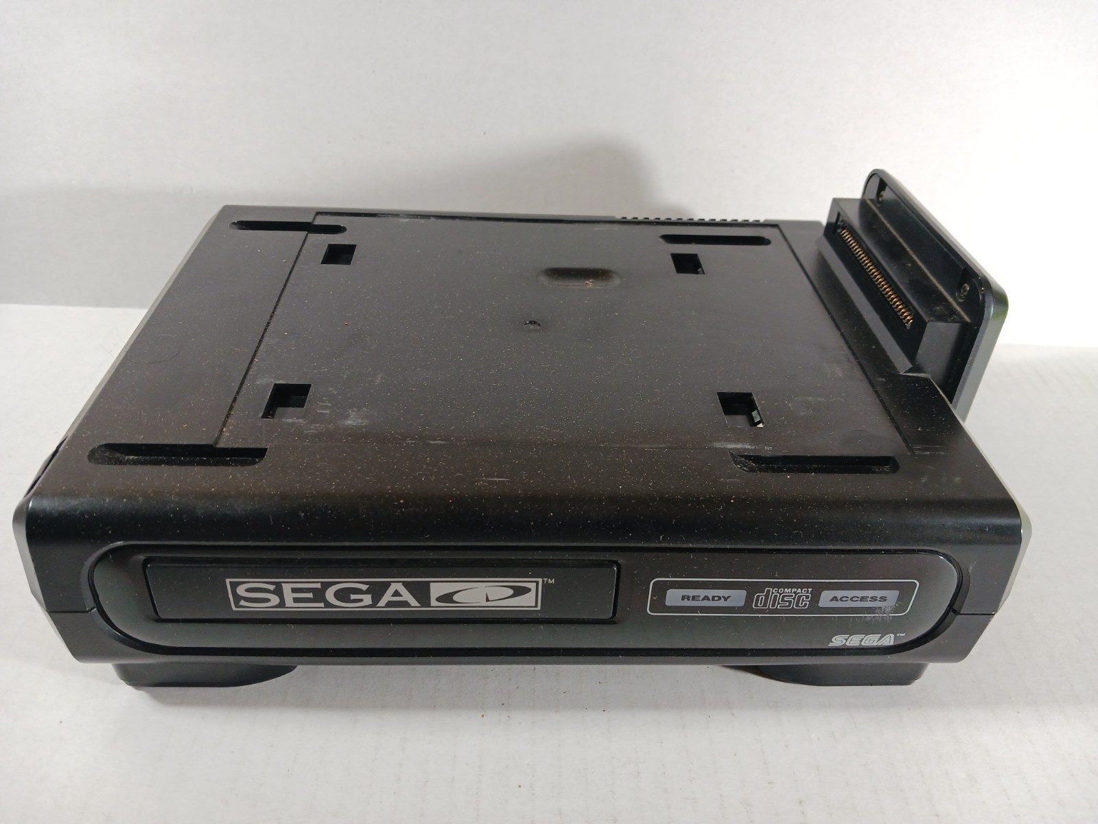 Sega CD Model 1 CONSOLE FOR PARTS GENESIS ADAPTER ADD ON DEFECTIVE