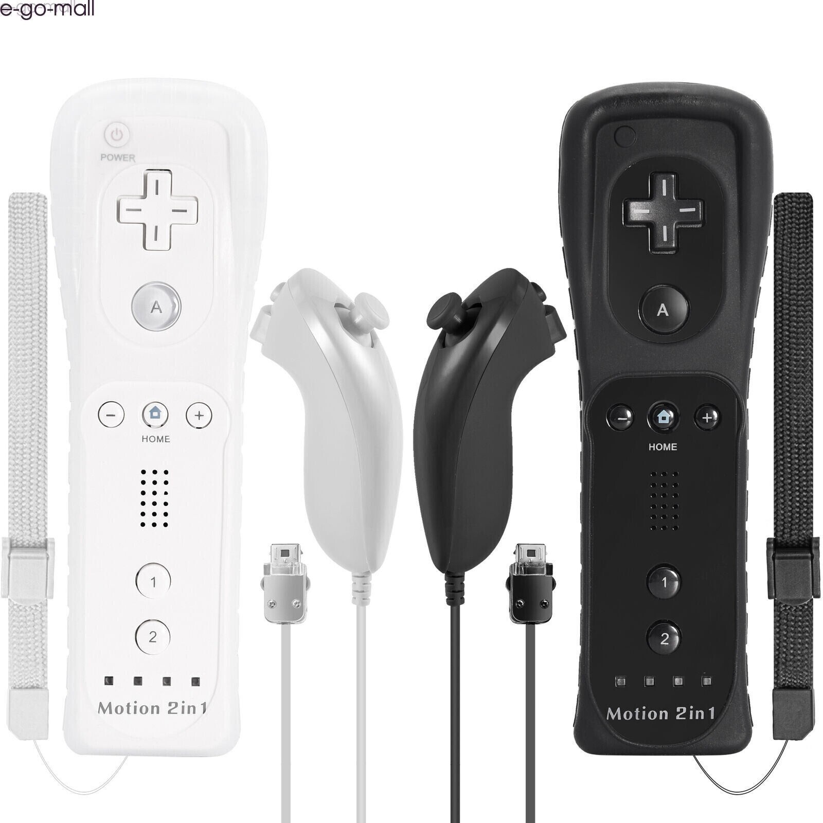 Motion Plus Wii Remote Controller & Nunchuck for Nintendo Wii & Wii U Console
