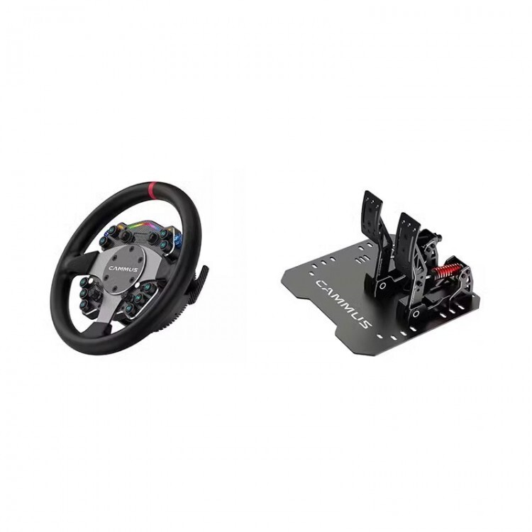 CAMMUS C12 11.8″ 300 mm Direct Drive Sim Racing Wheel for Moza & Simagic Kits