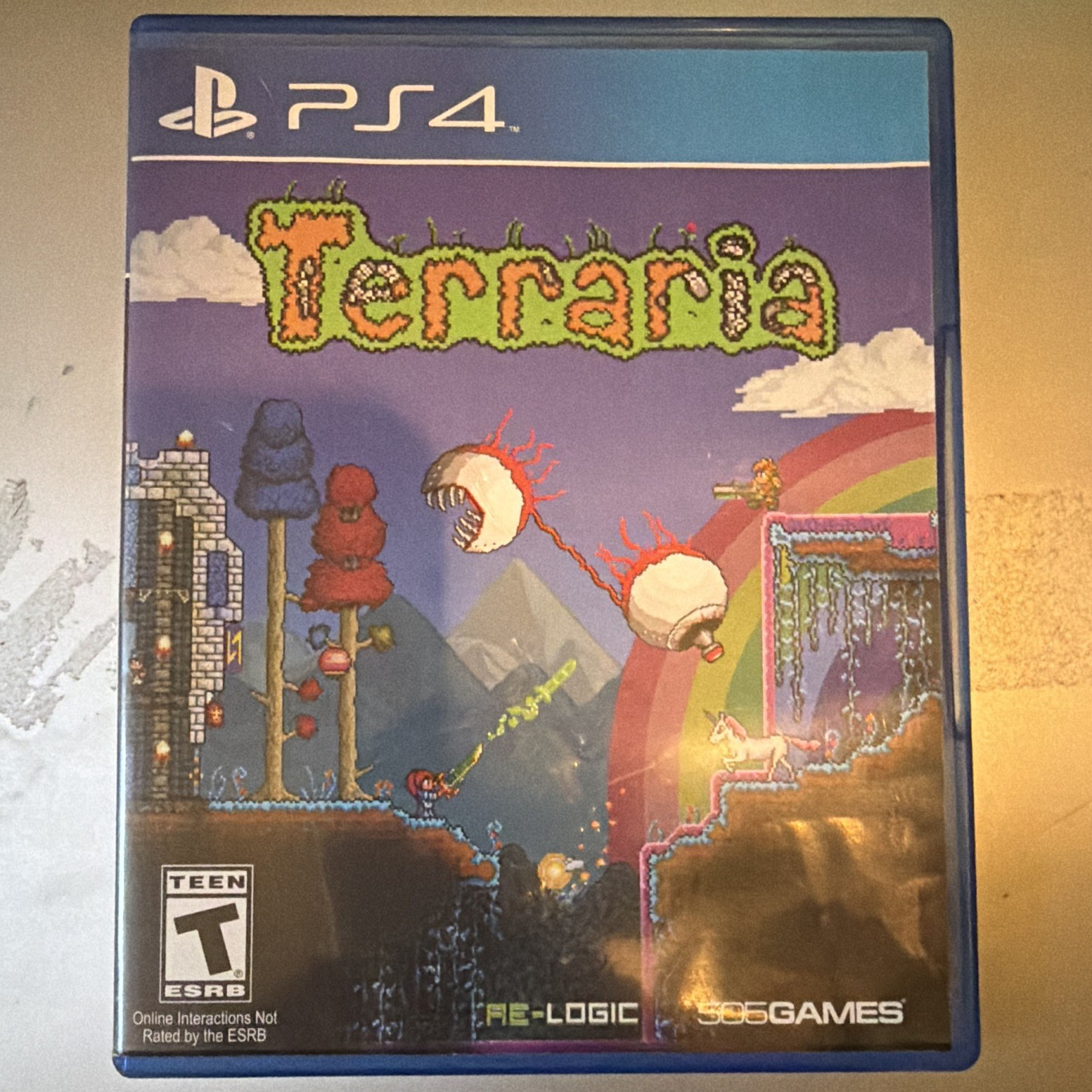 505 Games Terraria PS4 2014 T Teen Multiplayer Online NTSC-U/C (US/Canada)