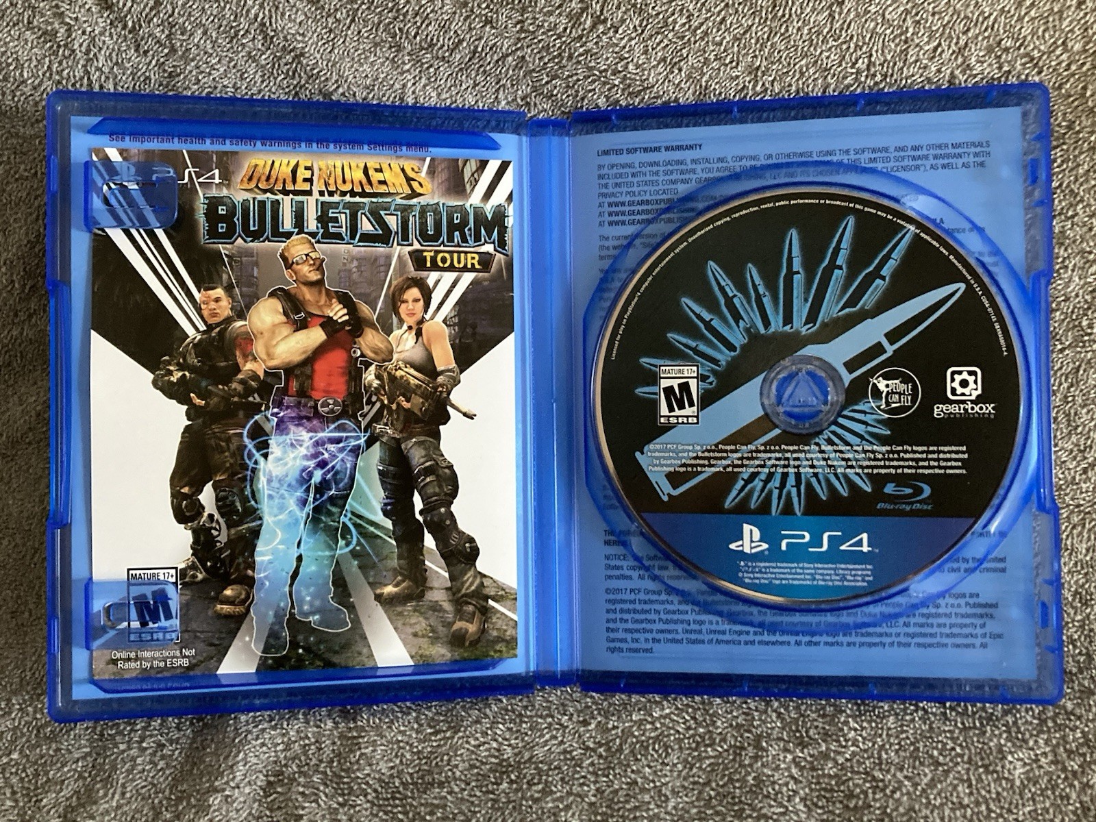 Bulletstorm: Full Clip Edition PS4 COMPLETE With Insert–Play As Duke Nukem