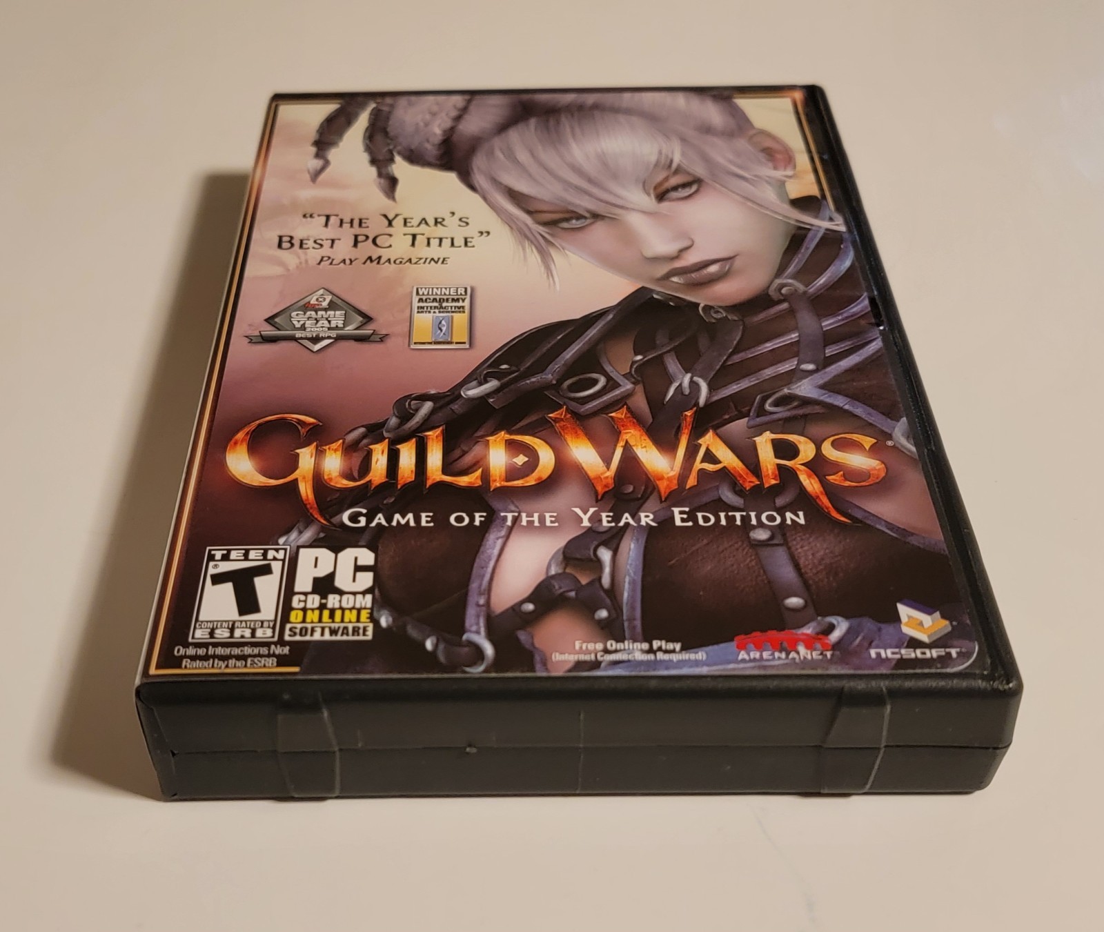 Guild Wars Game of the Year Edition for PC Complete w Opened Key Card Untested