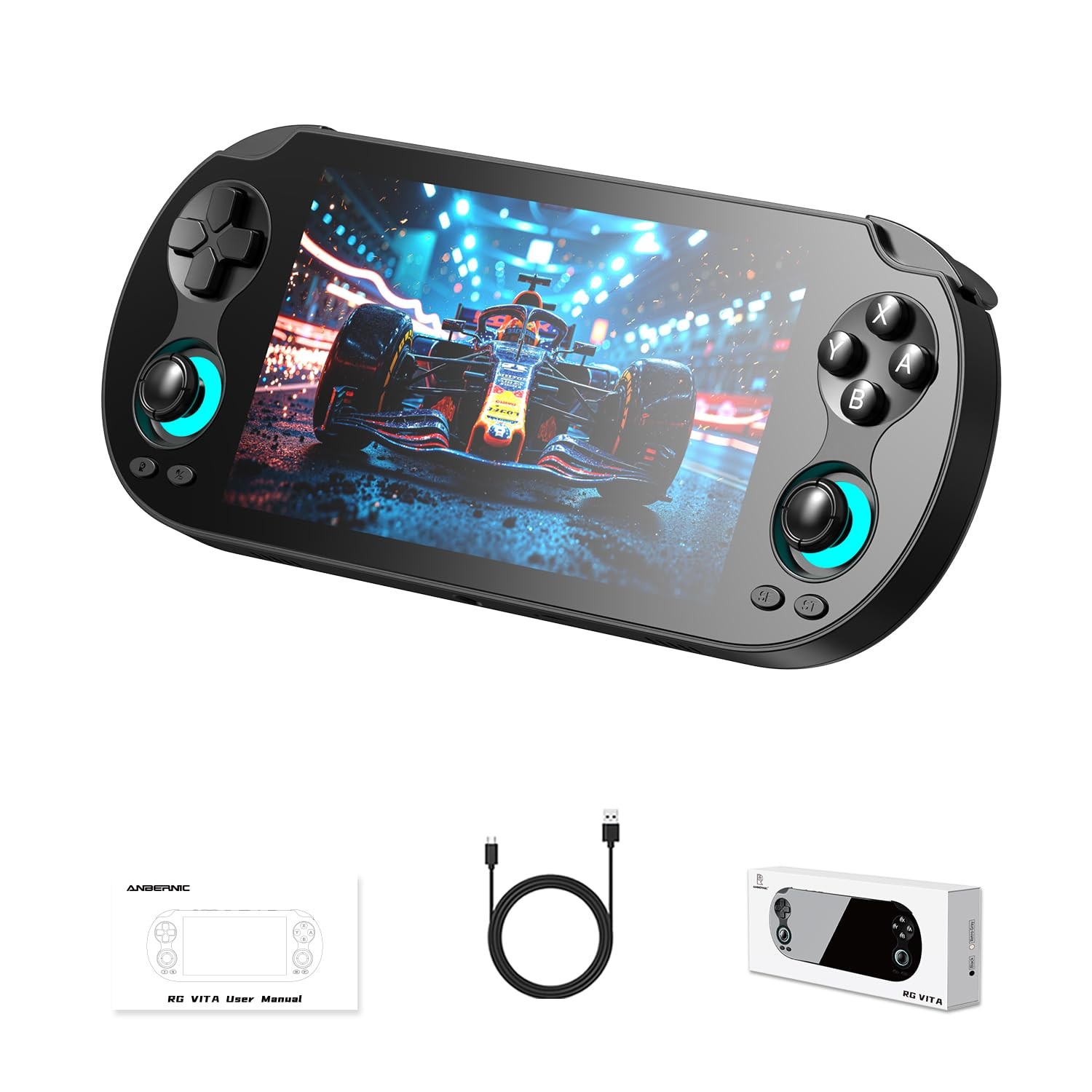 RG VITA Handheld Game Console, Android 12 Retro Gaming Console with 5.46 Inch…