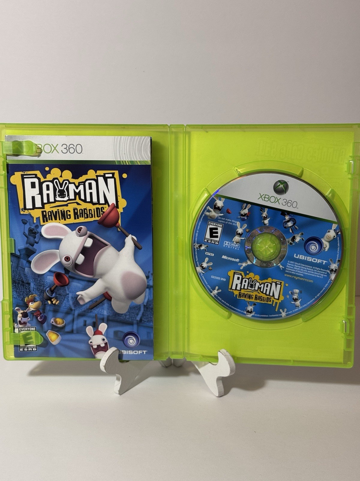 Rayman Raving Rabbids (Xbox 360) Good Cond CIB Complete