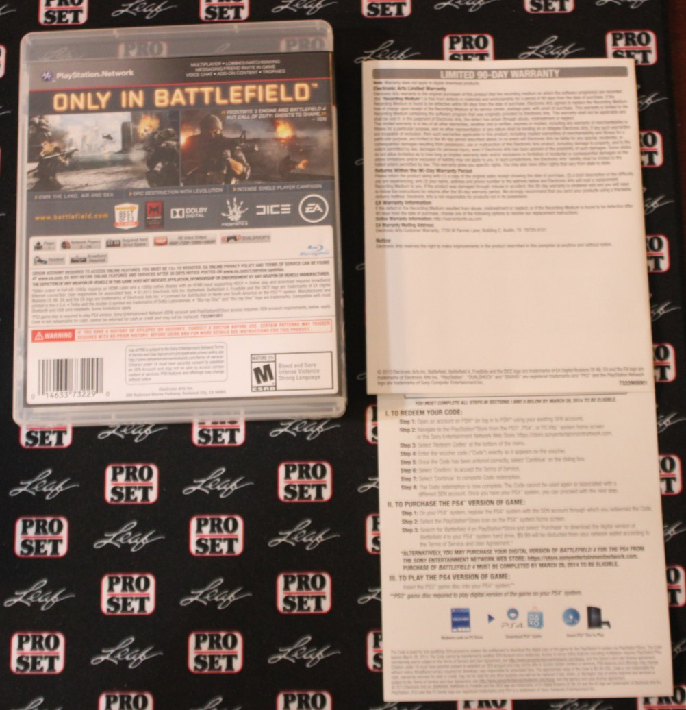 Battlefield 4 PlayStation 3 PS3 (2013) Complete CIB Tested