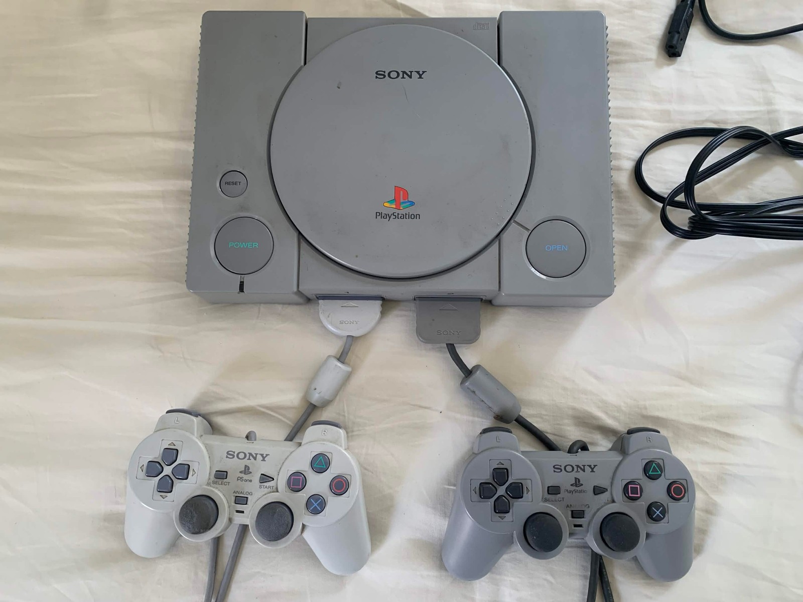 Sony PlayStation 1 PS1 Dual Shock Console in Box SCPH-7501 bundle Tested