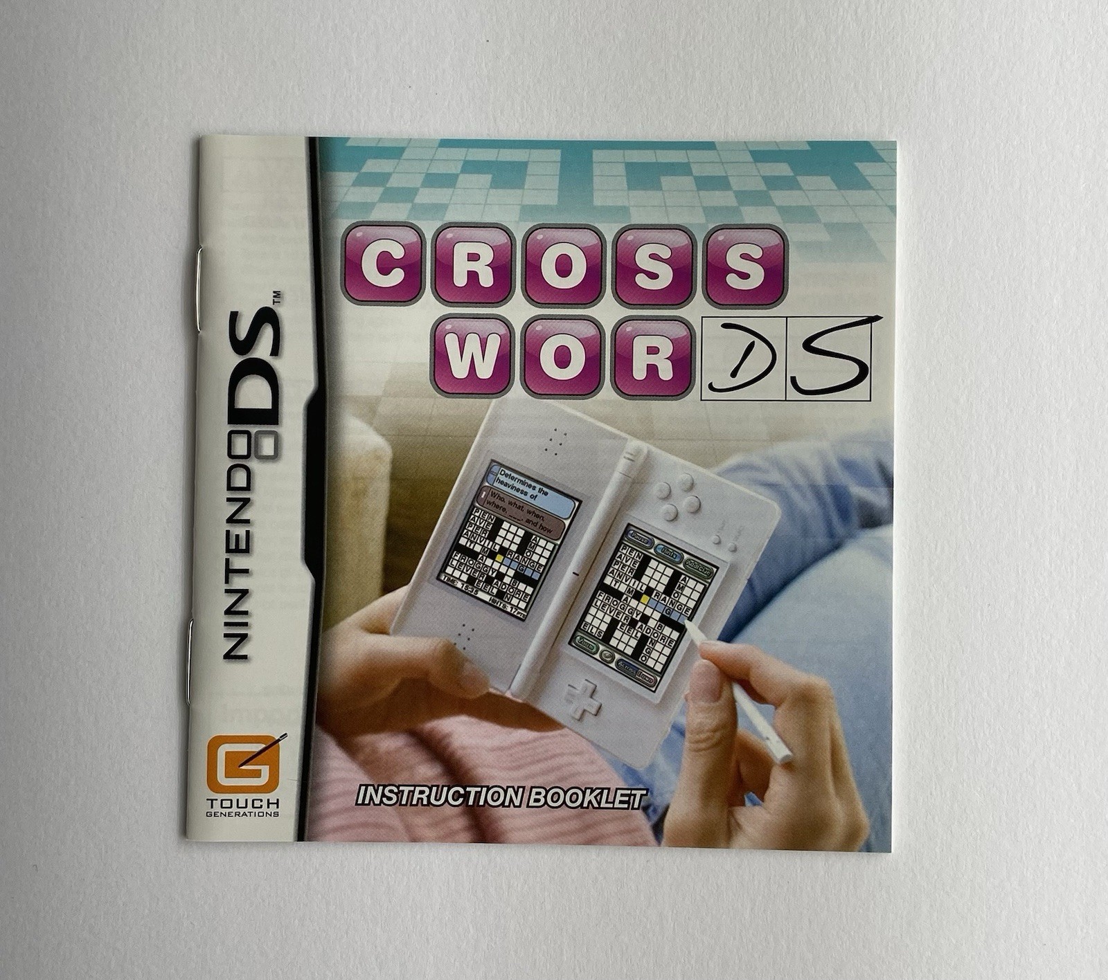 Nintendo DS – Nintendo – DS – Crosswords DS – 2008 – Complete Set -Yes Manual- –