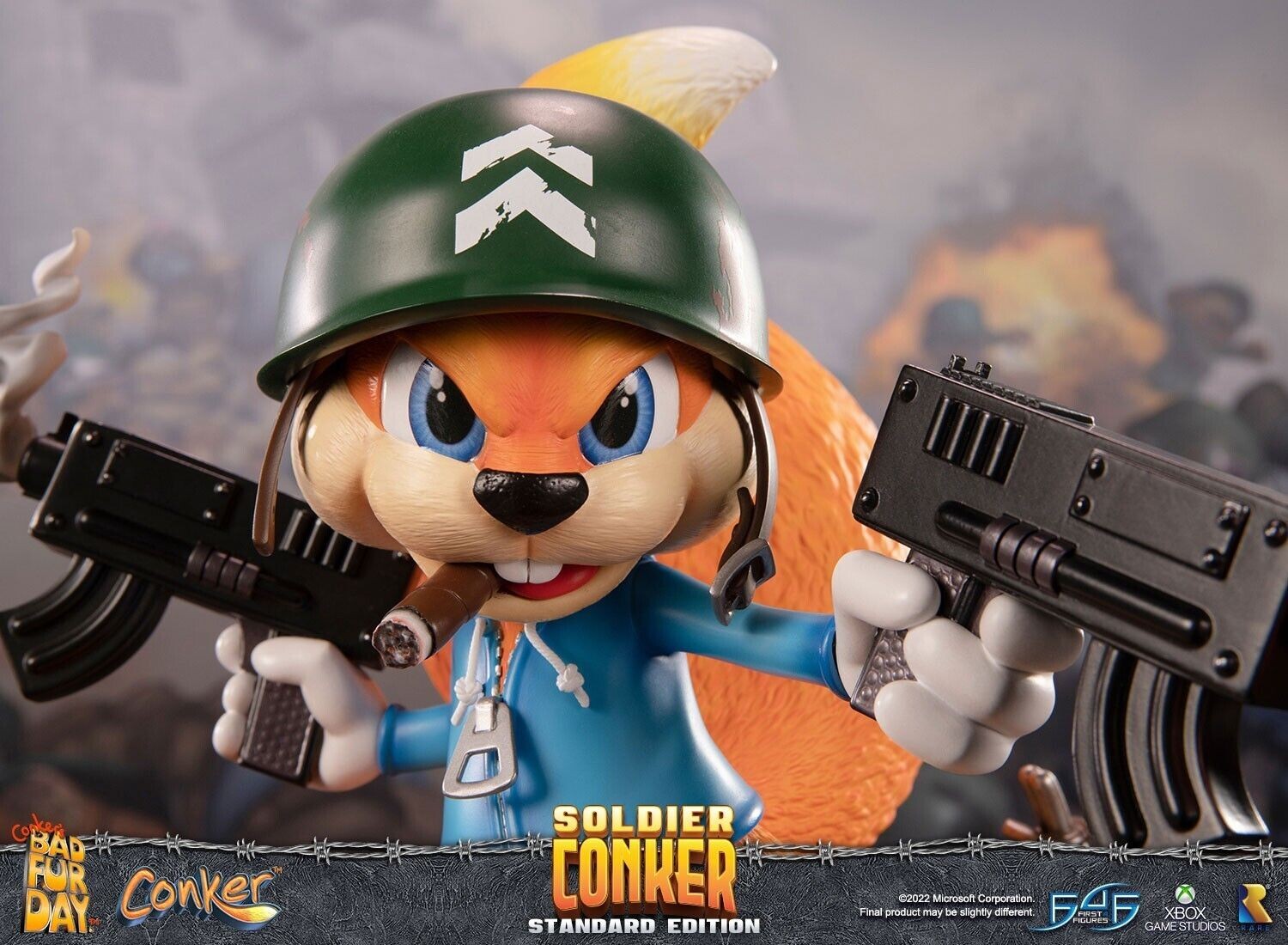 First4Figures Conker Soldier Standard Ed. Statue Mint in Box