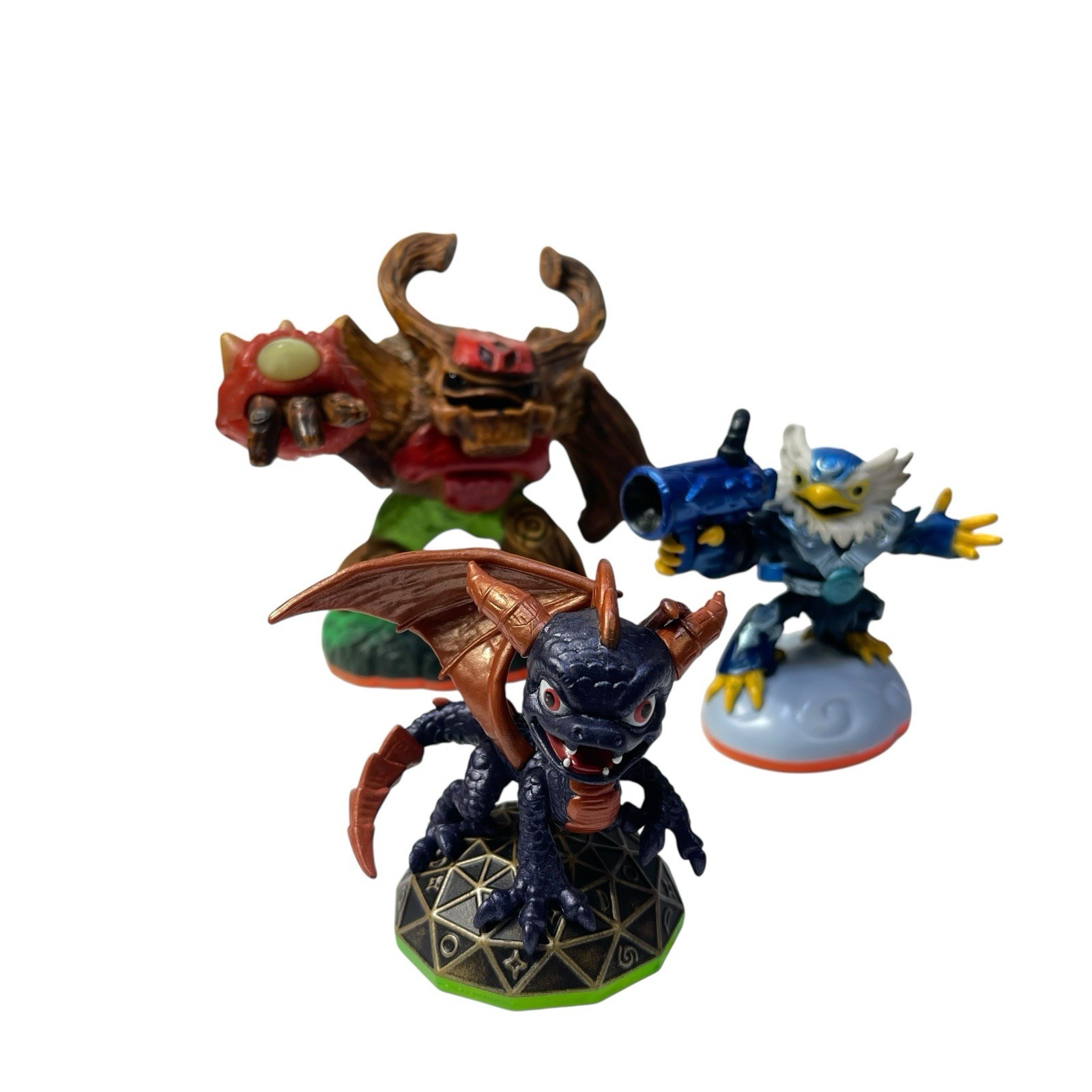 Lot of 8 Video Game Skylander Figures Spyro Thumpback Crusher Jet-Vac Tree Rex +