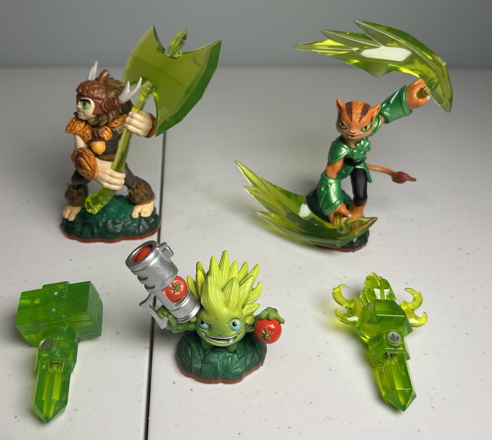 Skylanders Trap Team Life Lot Bushwhack Tuff Luck Food Fight & Traps Tested