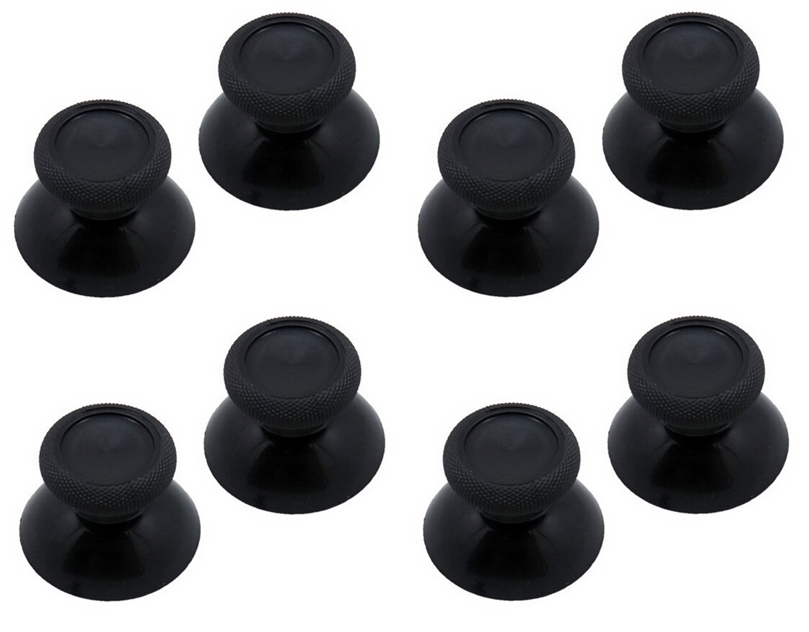 Lot of 8 Analog Thumbstick Joystick Grip Replacement For Xbox One Series X Black