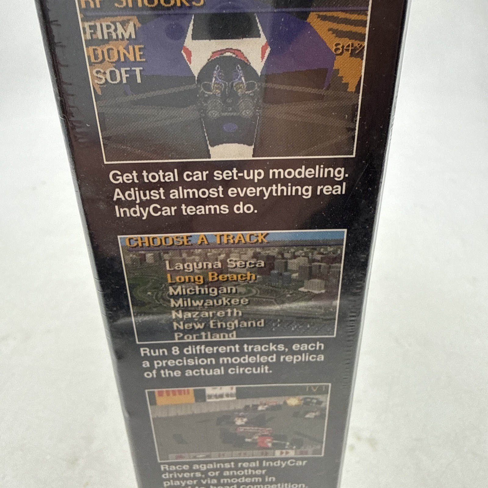 Indy Car Racing PC Game, Papyrus 1993 3.5″ Floppy Disk Big Box BRAND NEW SEALED