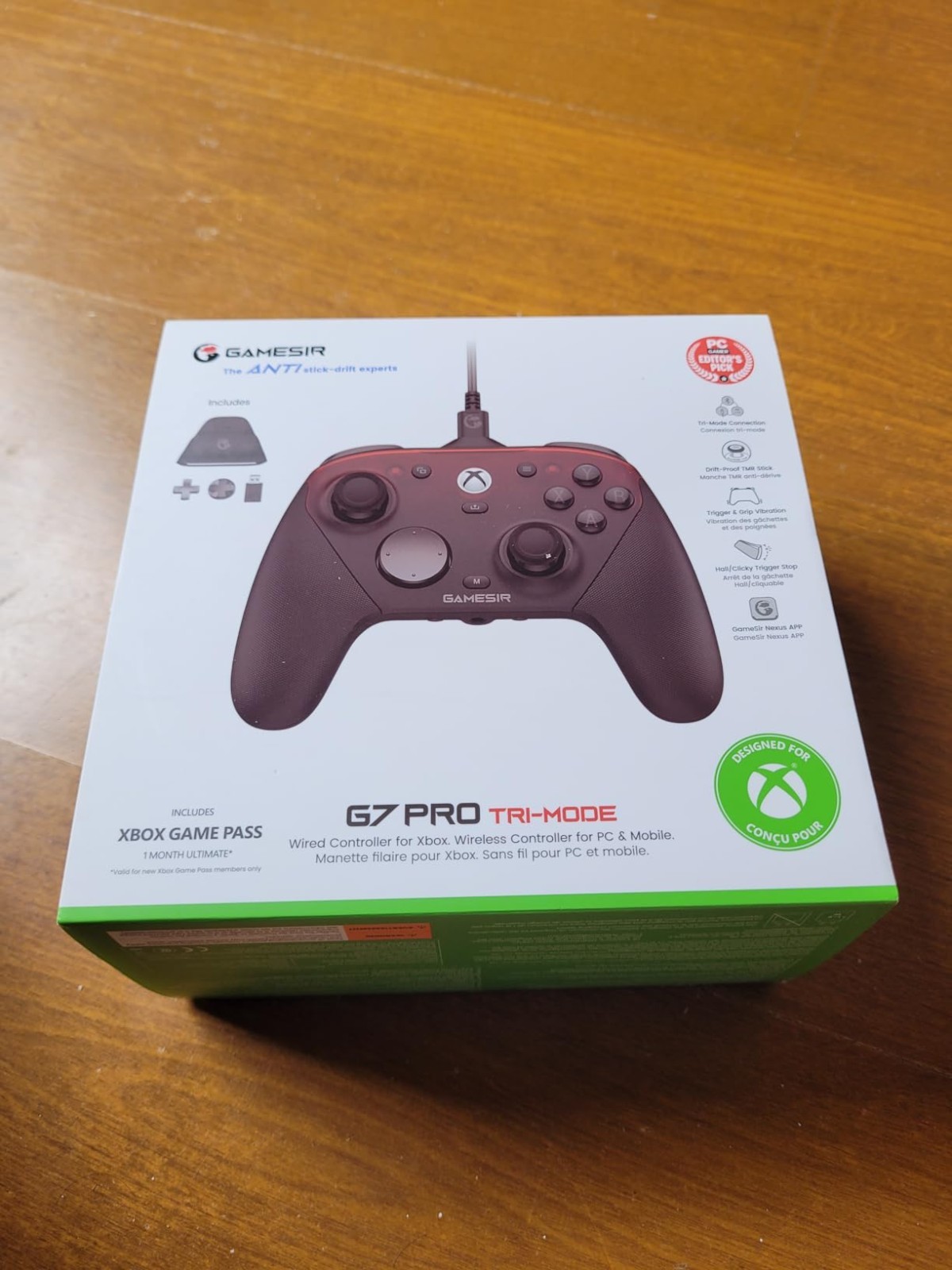 GameSir G7 Pro Controller Xbox Series X|S One PC Android TMR Sticks Shadow Ember