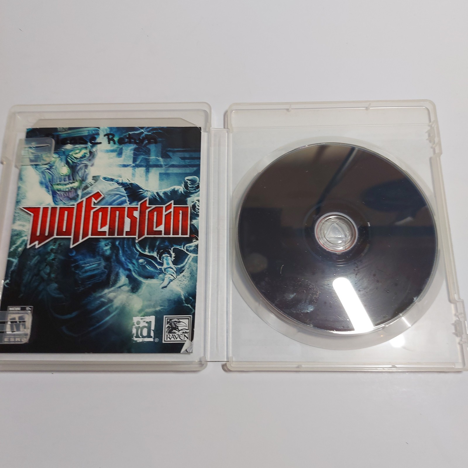 Wolfenstein |Sony Playstation 3 PS3 | 2009 | CIB | Reprinted Artwork | Fast Ship