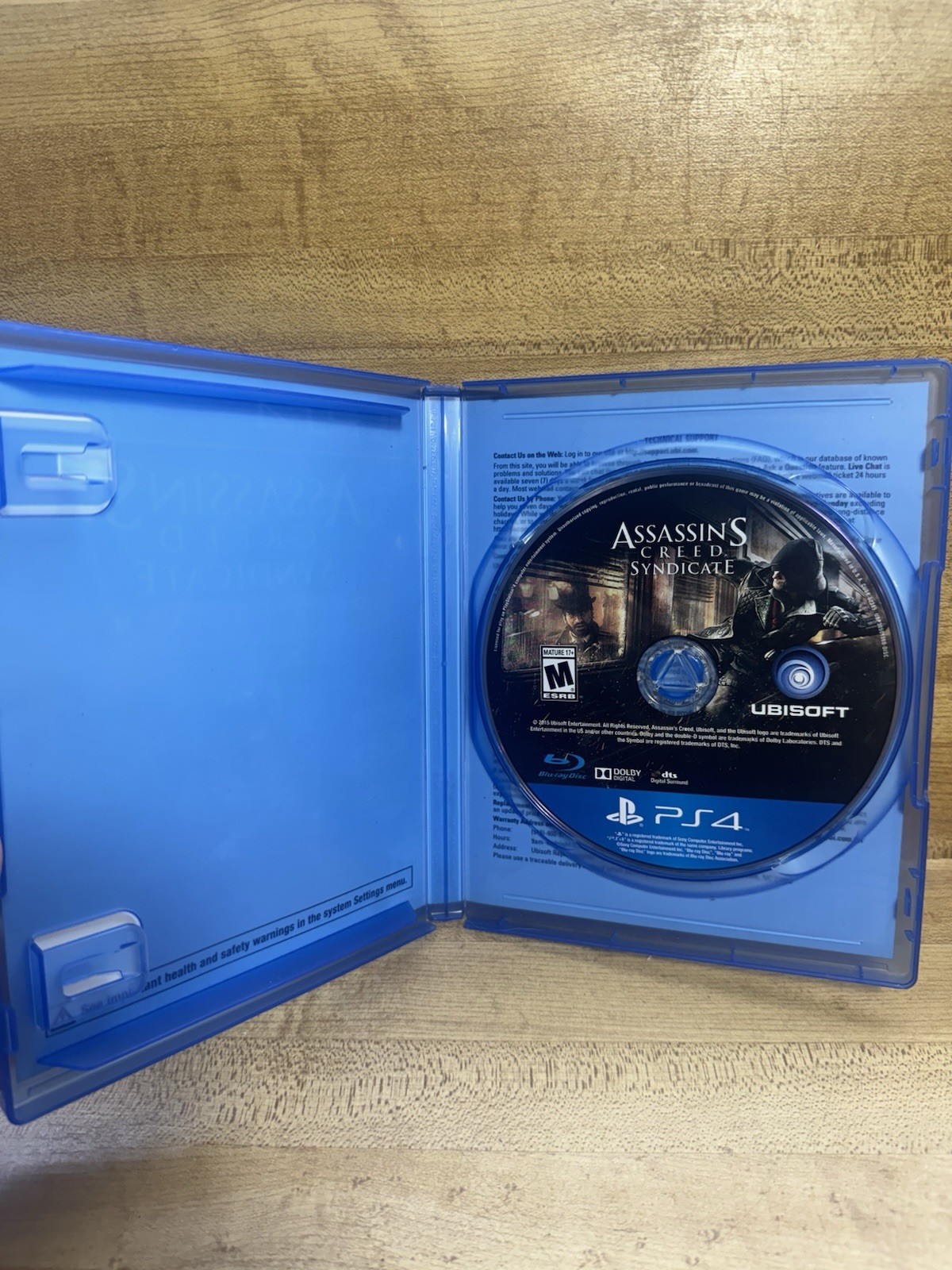 Assassin’s Creed Syndicate PS4 PlayStation 4 Gold Edition Case and Disc