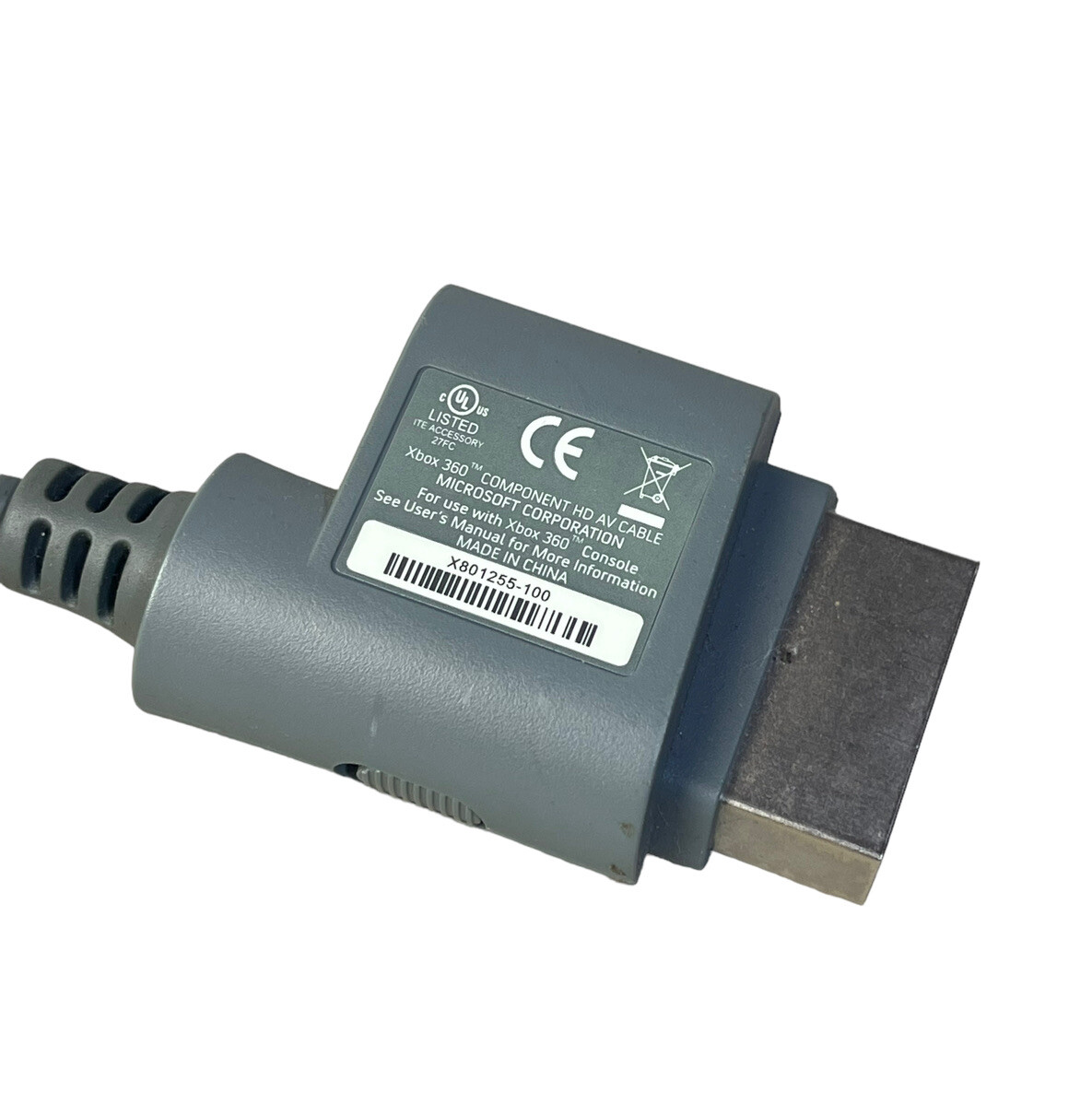 Genuine OEM Microsoft Xbox 360 Component HD AV Cable Composite RCA HDTV TESTED