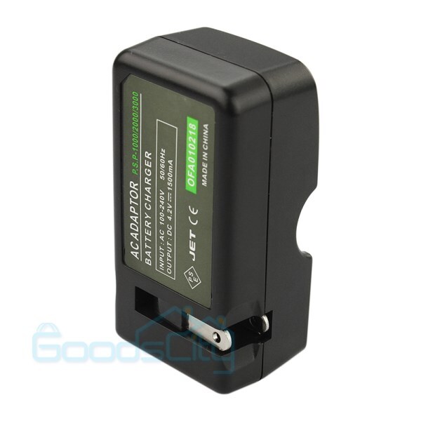 1-10x 3600mAH 3.6V Battery Pack+ Wall Charger FOR PSP 2000 2001 slim 3000 3001