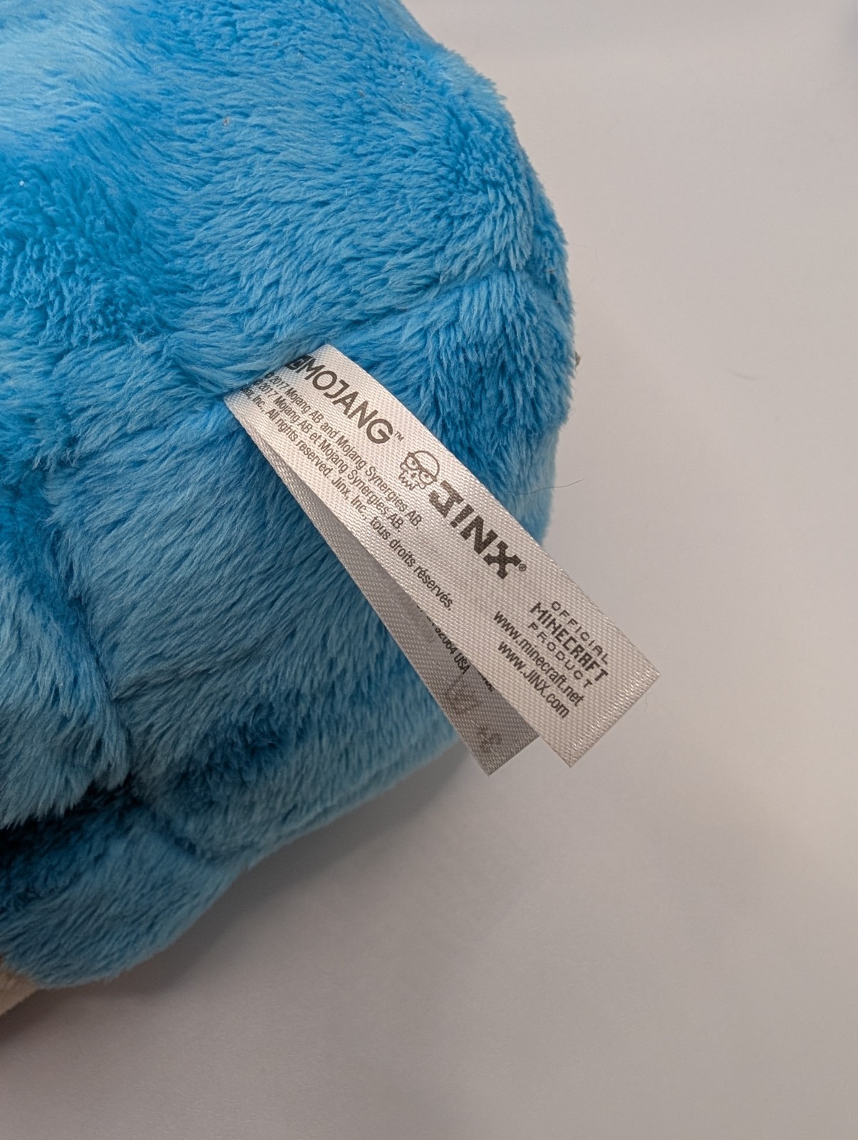 JINX MOJANG Minecraft Minecon Earth 10″ Blue Sheep Plush w/ Hang Tag 2017 RARE