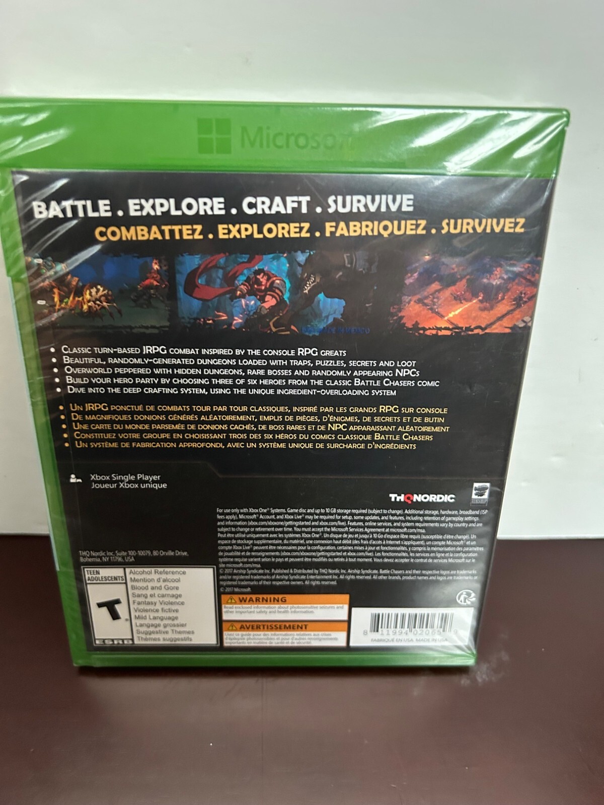 Battle Chasers: Nightwar Xbox One Sealed RPG THQ Nordic & Airship Syndicate