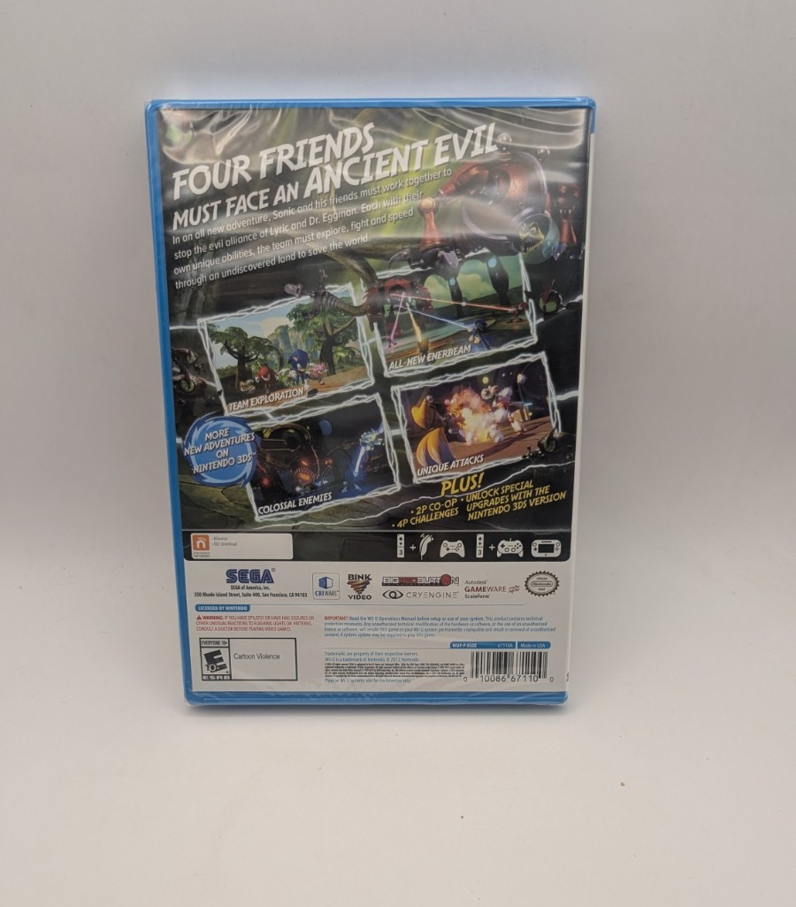 [FACTORY SEALED] Sonic Boom Rise of Lyric (Nintendo Wii U) New SHIPS FREE
