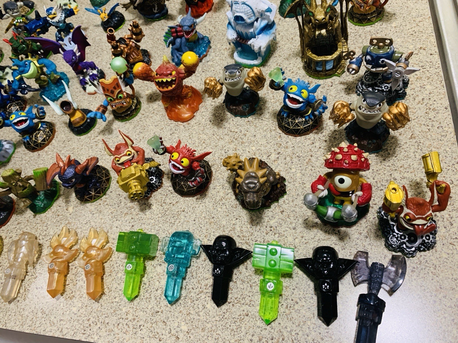 Skylanders Figures Lot of 79 Figures & Accessories Used Collection Activision