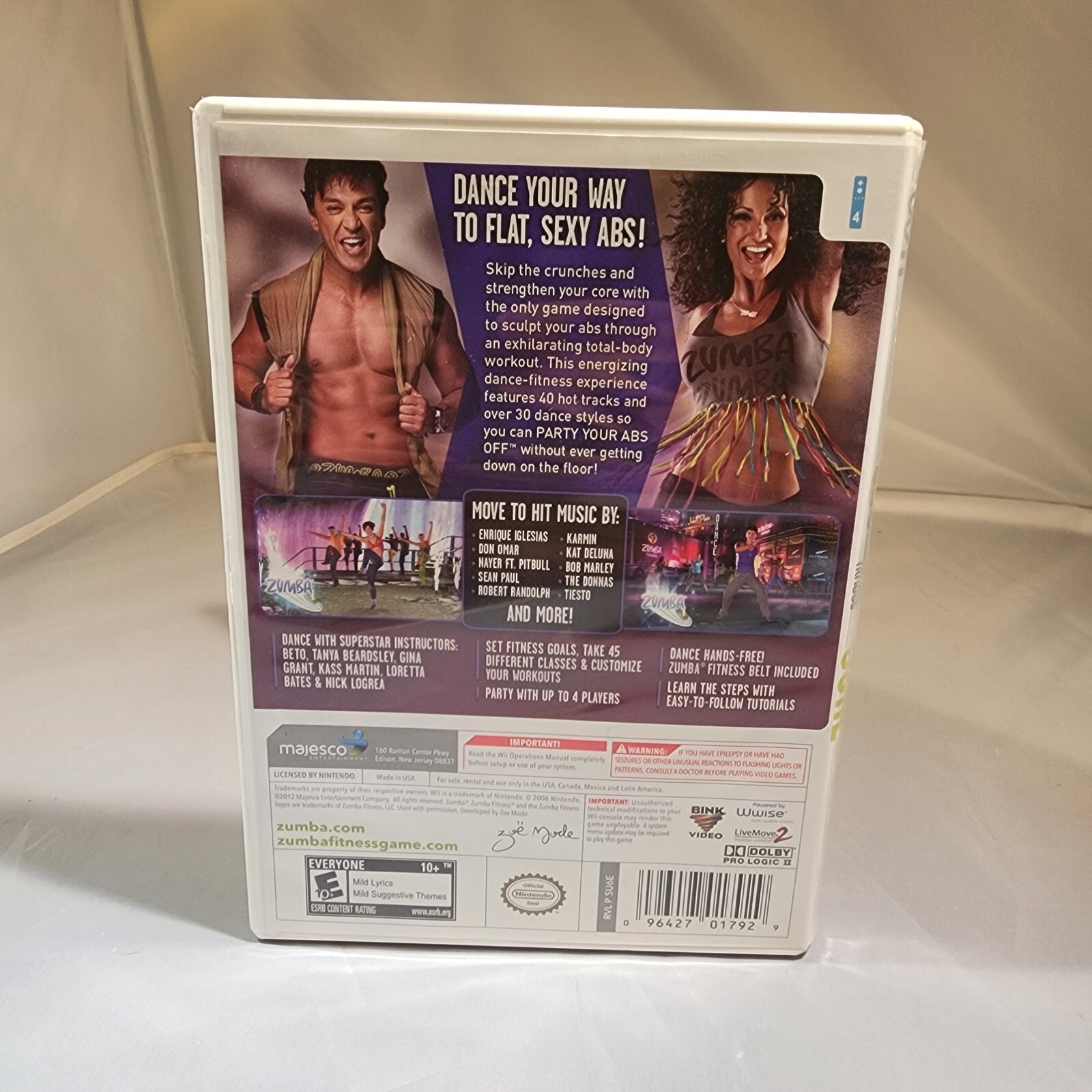 Zumba Fitness: Core Party Your Abs Off (Nintendo Wii)