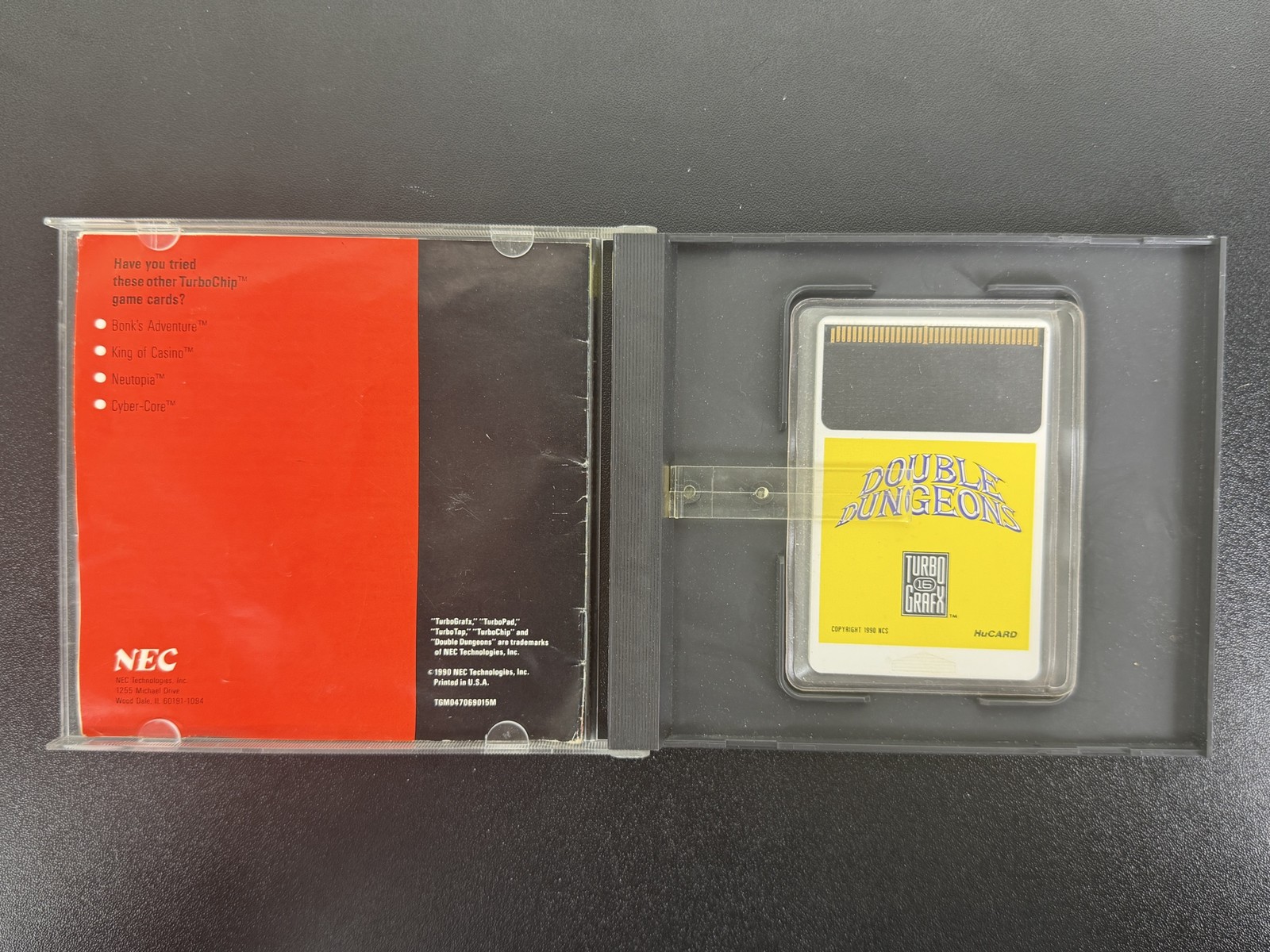 NEC Double Dungeons TurboGrafx-16 RPG 1989 Manual Included NTSC-U/C