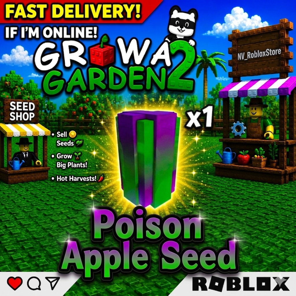 🪴Grow a Garden 2 | Roblox | All Items, Seeds, Sheckles, | GAG2 | Fast Deilivery