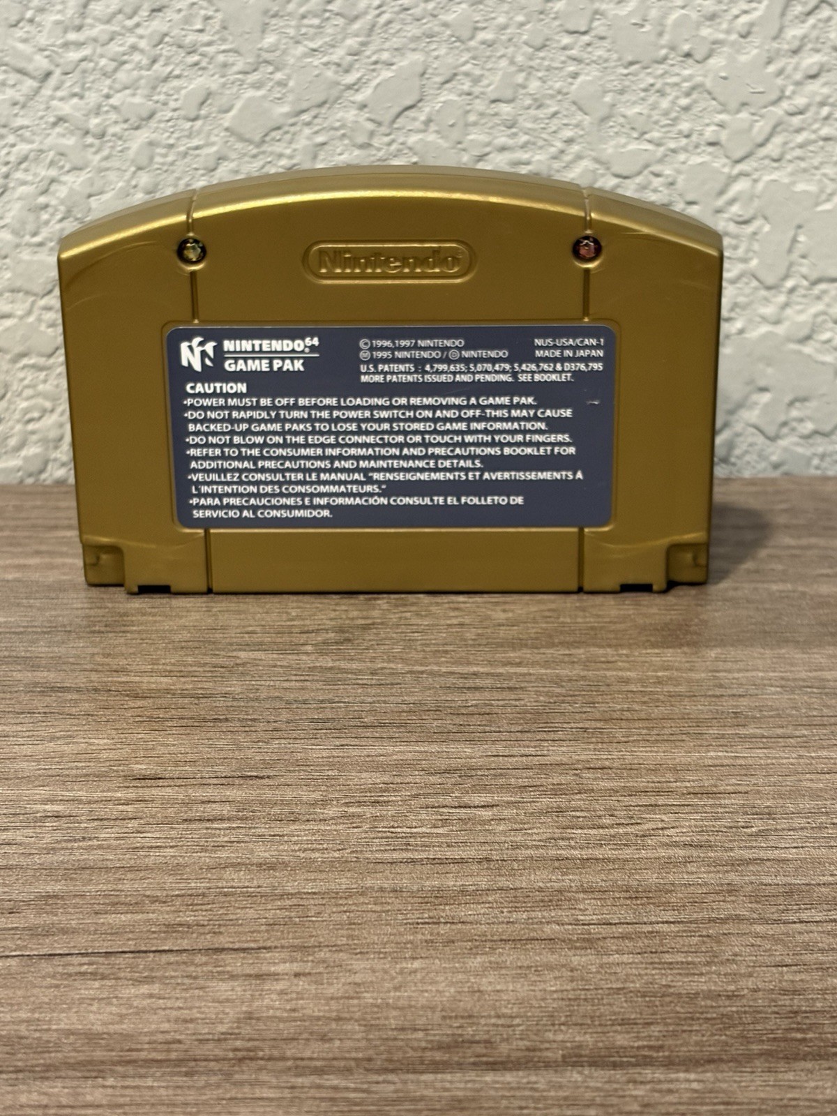 Nintendo 64 The Legend of Zelda: Majora’s Mask Gold Holographic Edition – Tested