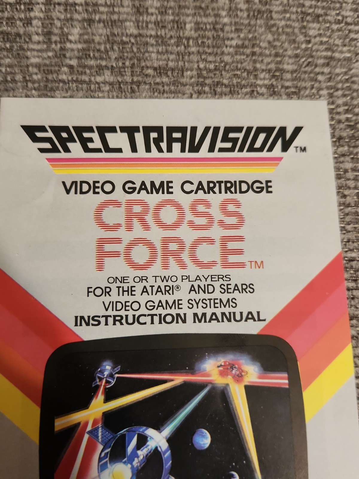 VTG Spectravision “Cross Force” Instruction Manual